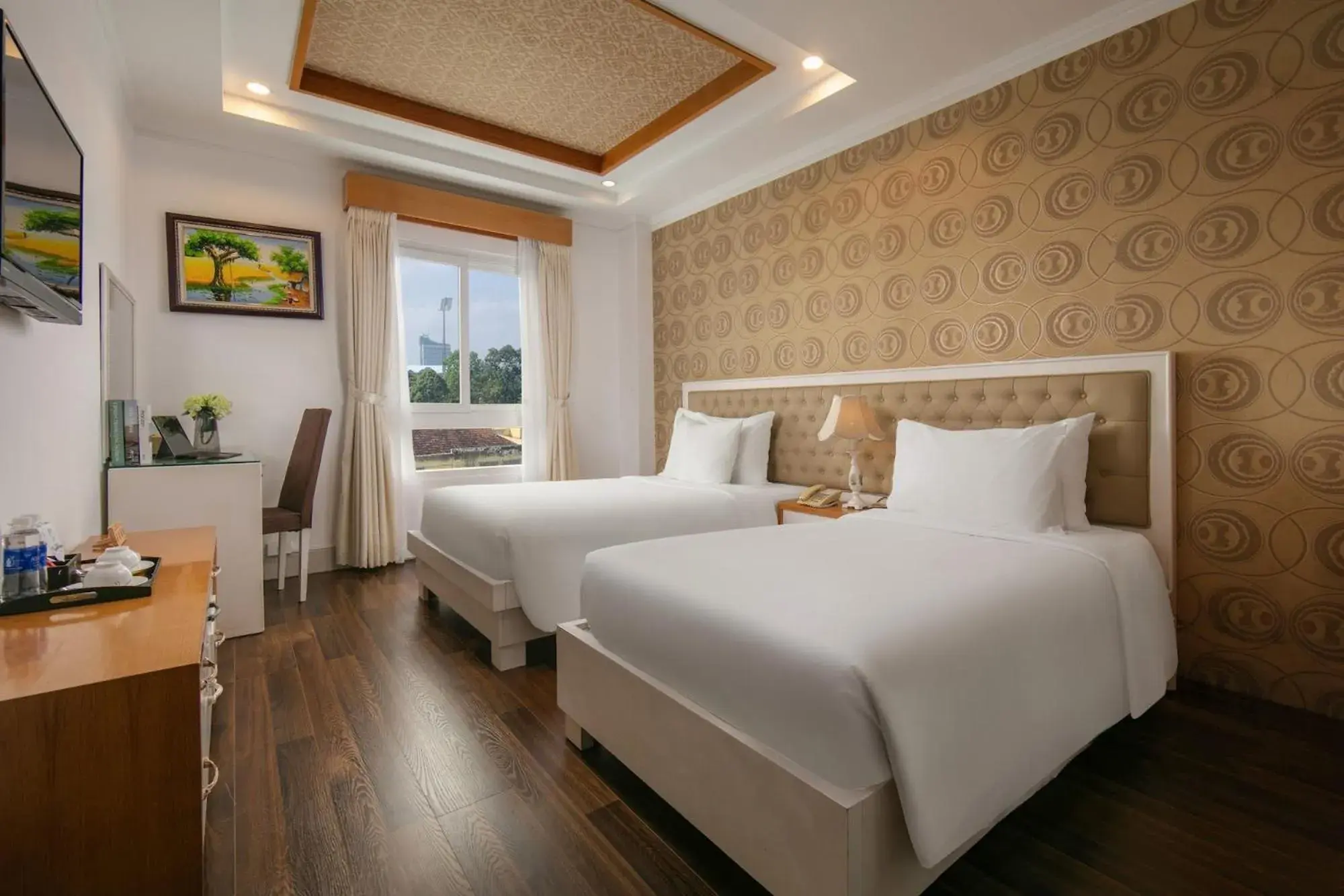 Deluxe Twin Room with City View in Nesta Hotel Can Tho Deluxe Twin Room with City View in Nesta Hotel Can Tho