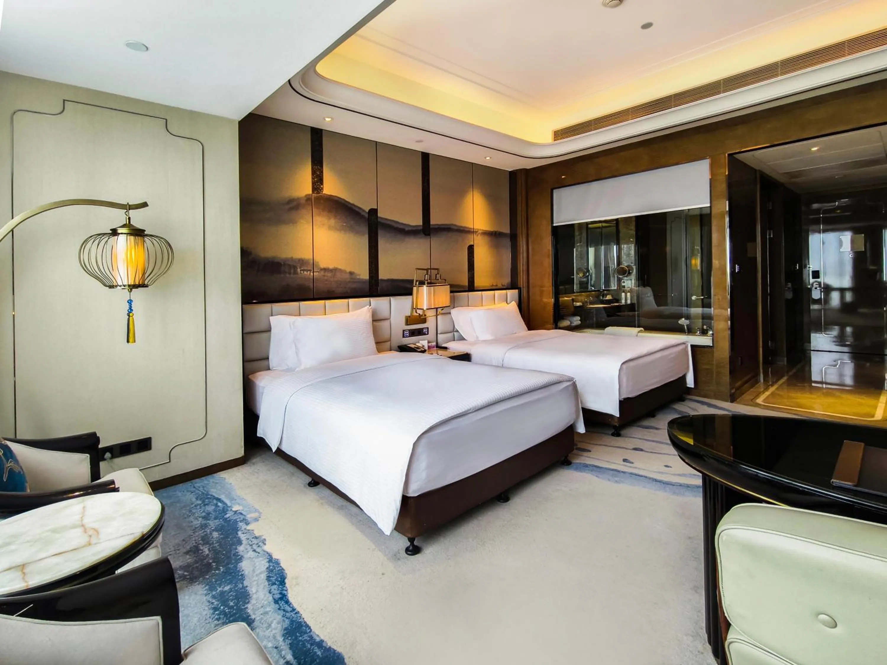 Photo of the whole room, Bed in Wanda Vista Kunming
