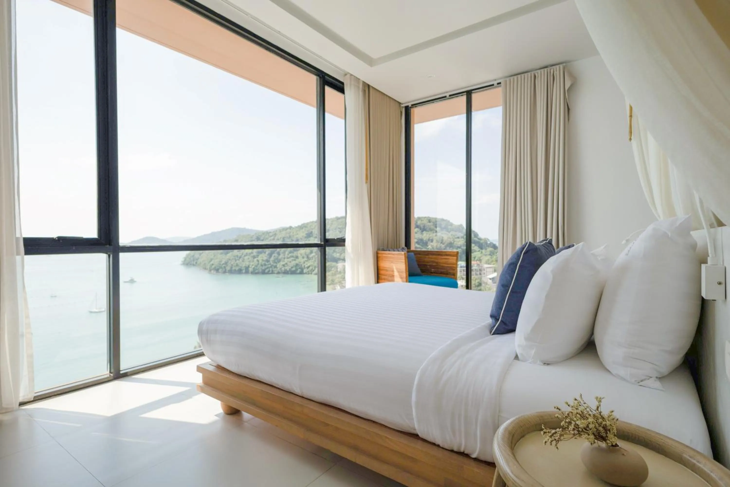 Bed in Bandara Pool Villas, Phuket