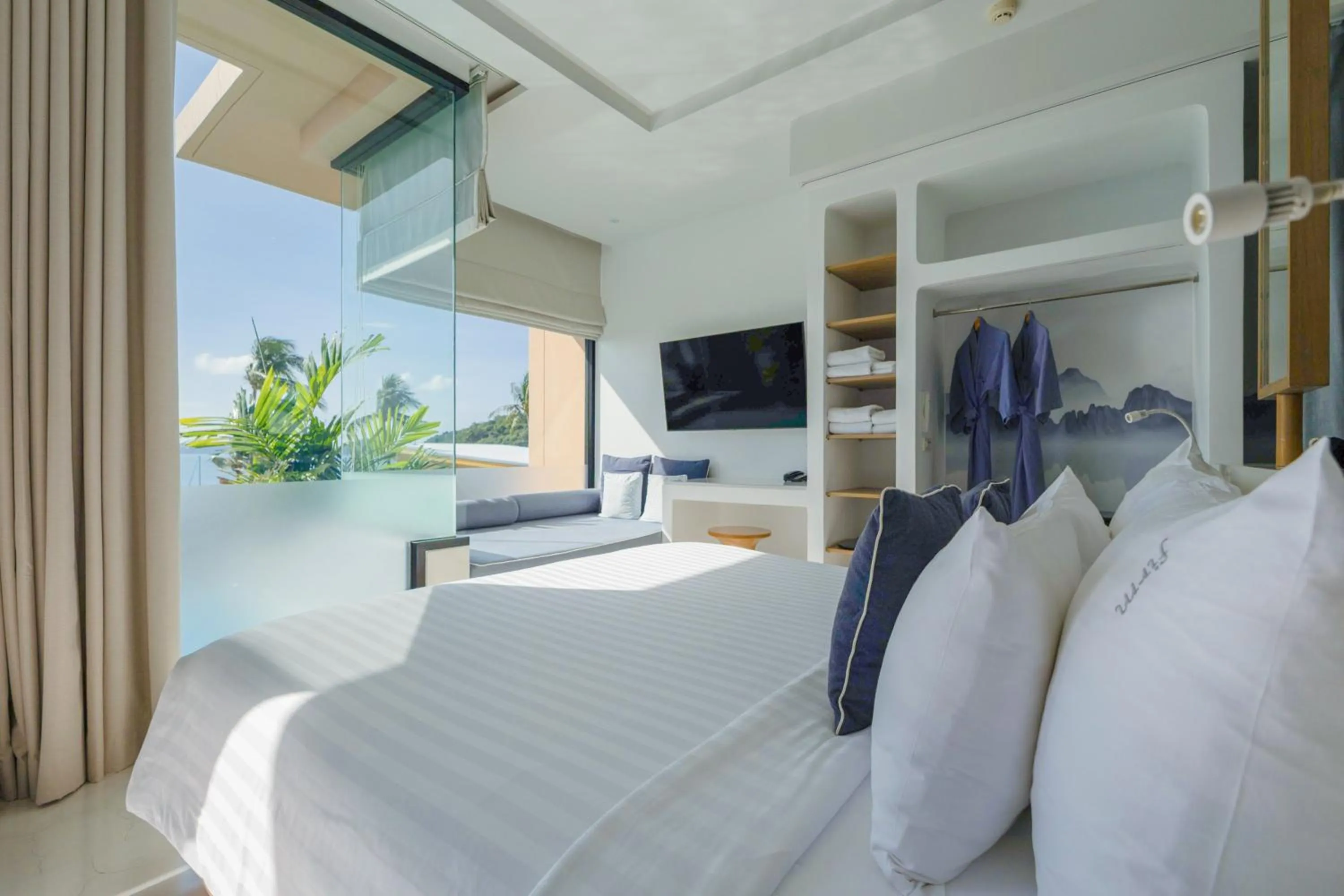 Bed in Bandara Pool Villas, Phuket