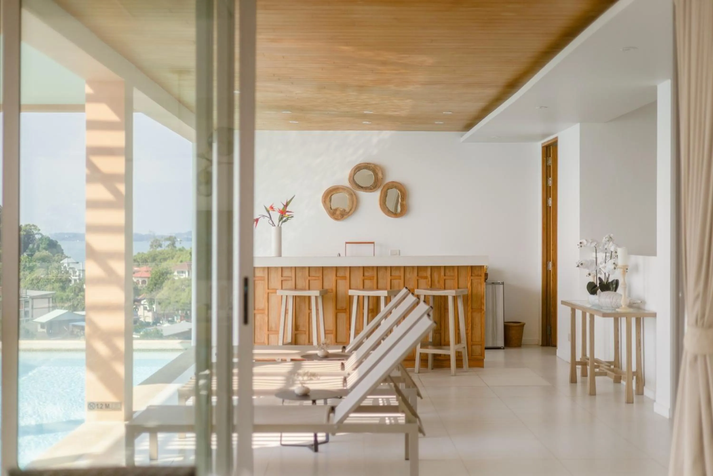 Seating area in Bandara Pool Villas, Phuket