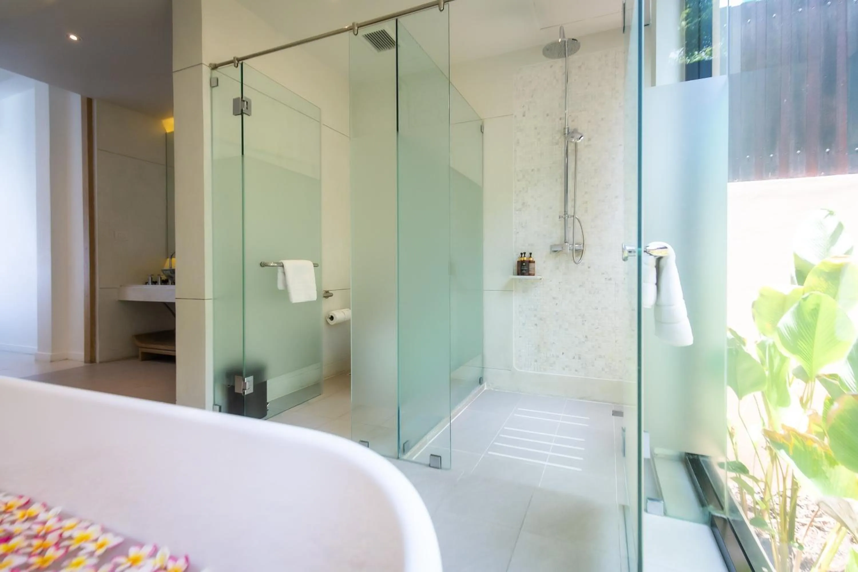 Shower in Bandara Pool Villas, Phuket
