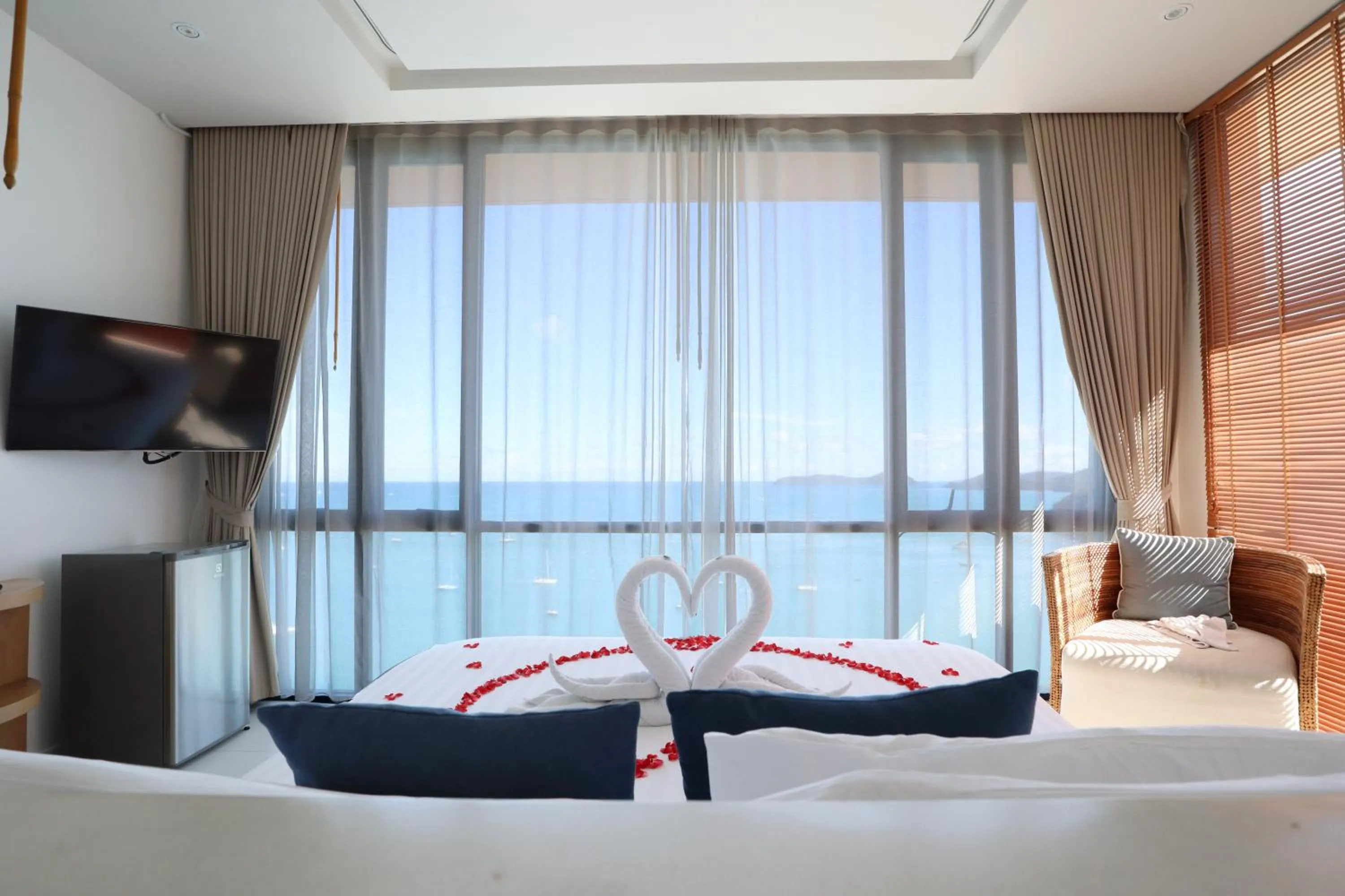 Bed in Bandara Pool Villas, Phuket