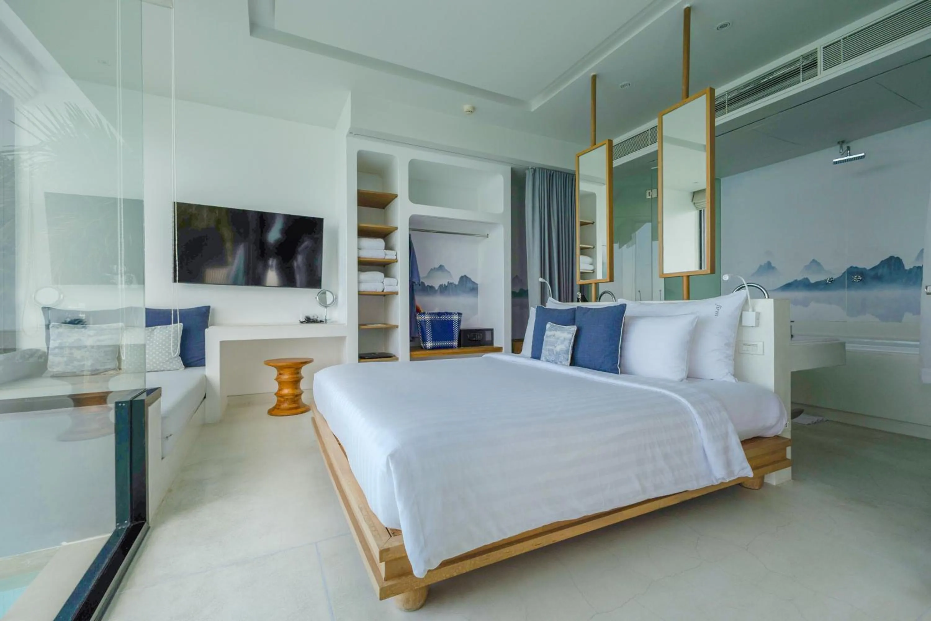 Bed in Bandara Pool Villas, Phuket