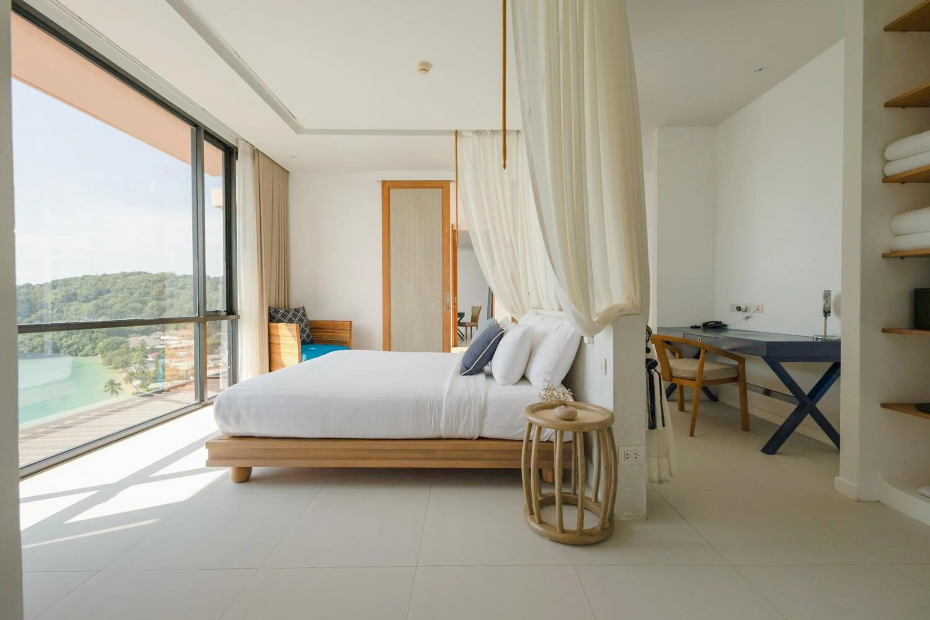 Bed in Bandara Pool Villas, Phuket