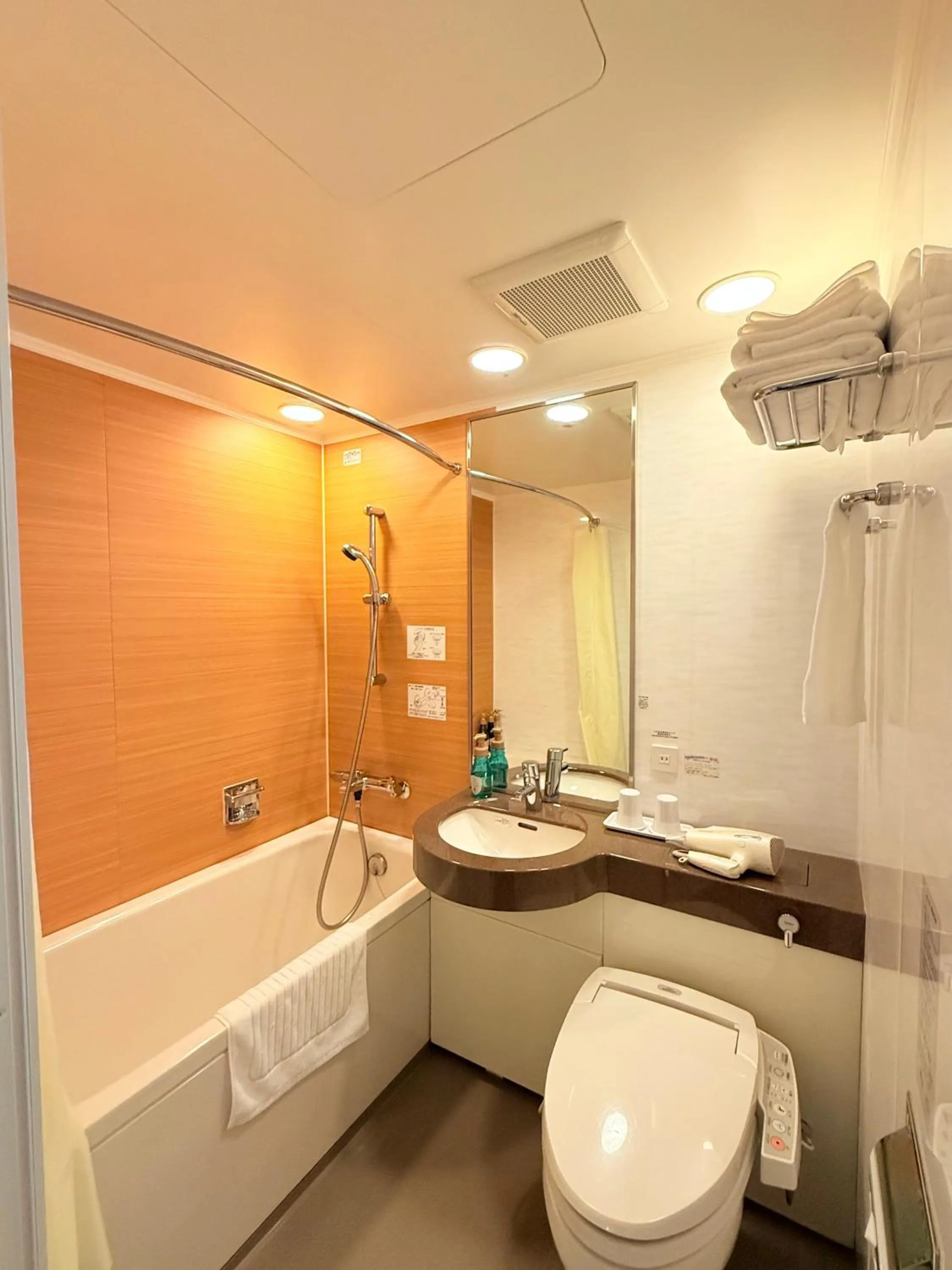 Shower in Shizutetsu Hotel Prezio Shizuoka Ekinan