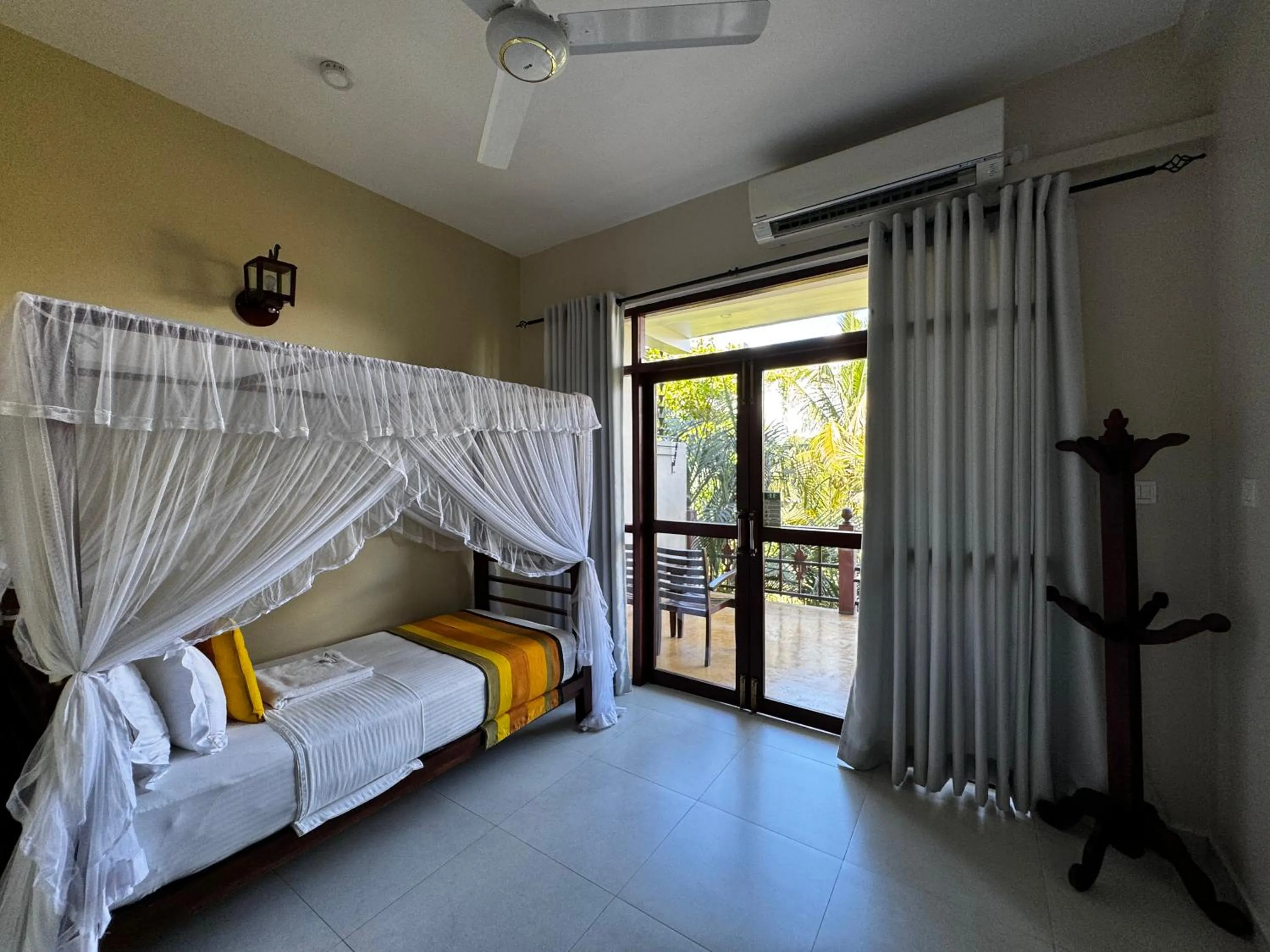 Bed in Peacock Villa