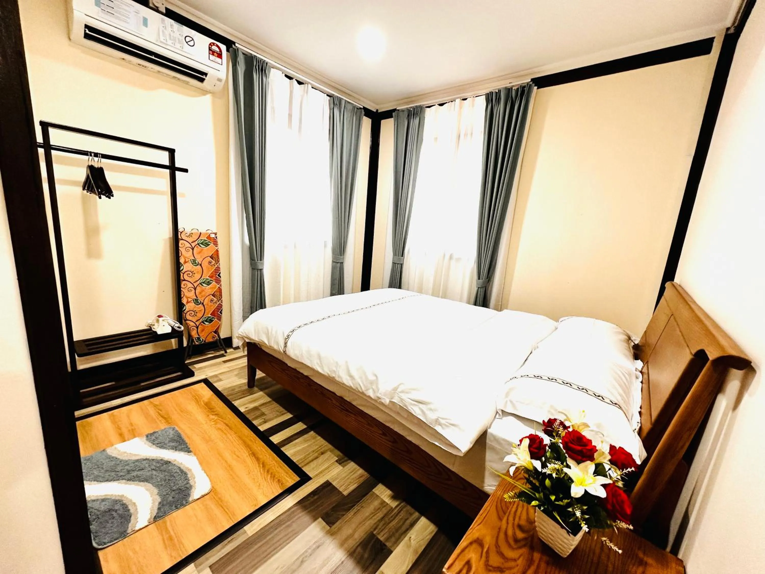 Bed in HAURA Homestay Seberang Takir BBQ