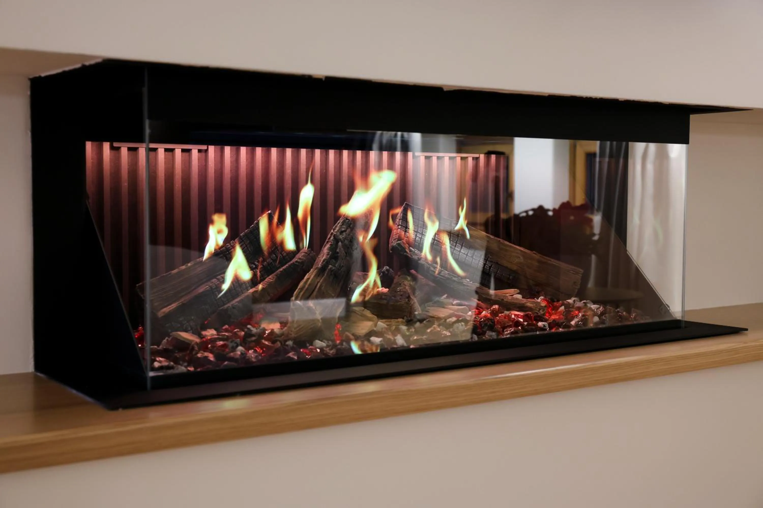 fireplace in Hotel Camigliatello