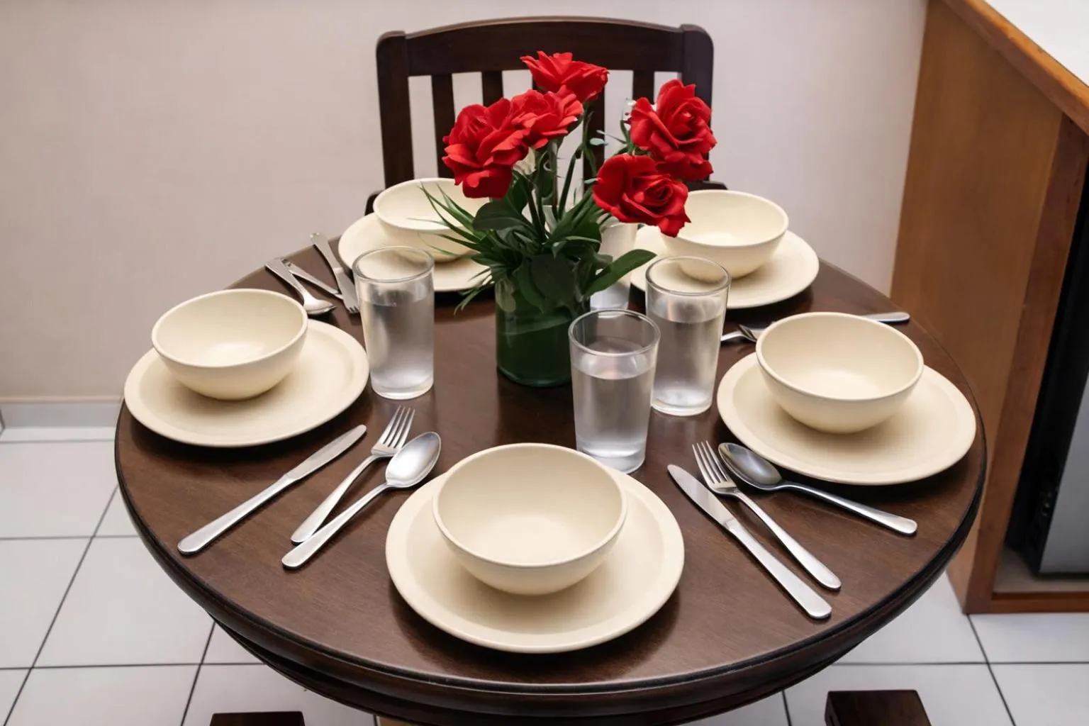 Dining area in Blue Pacific Suites