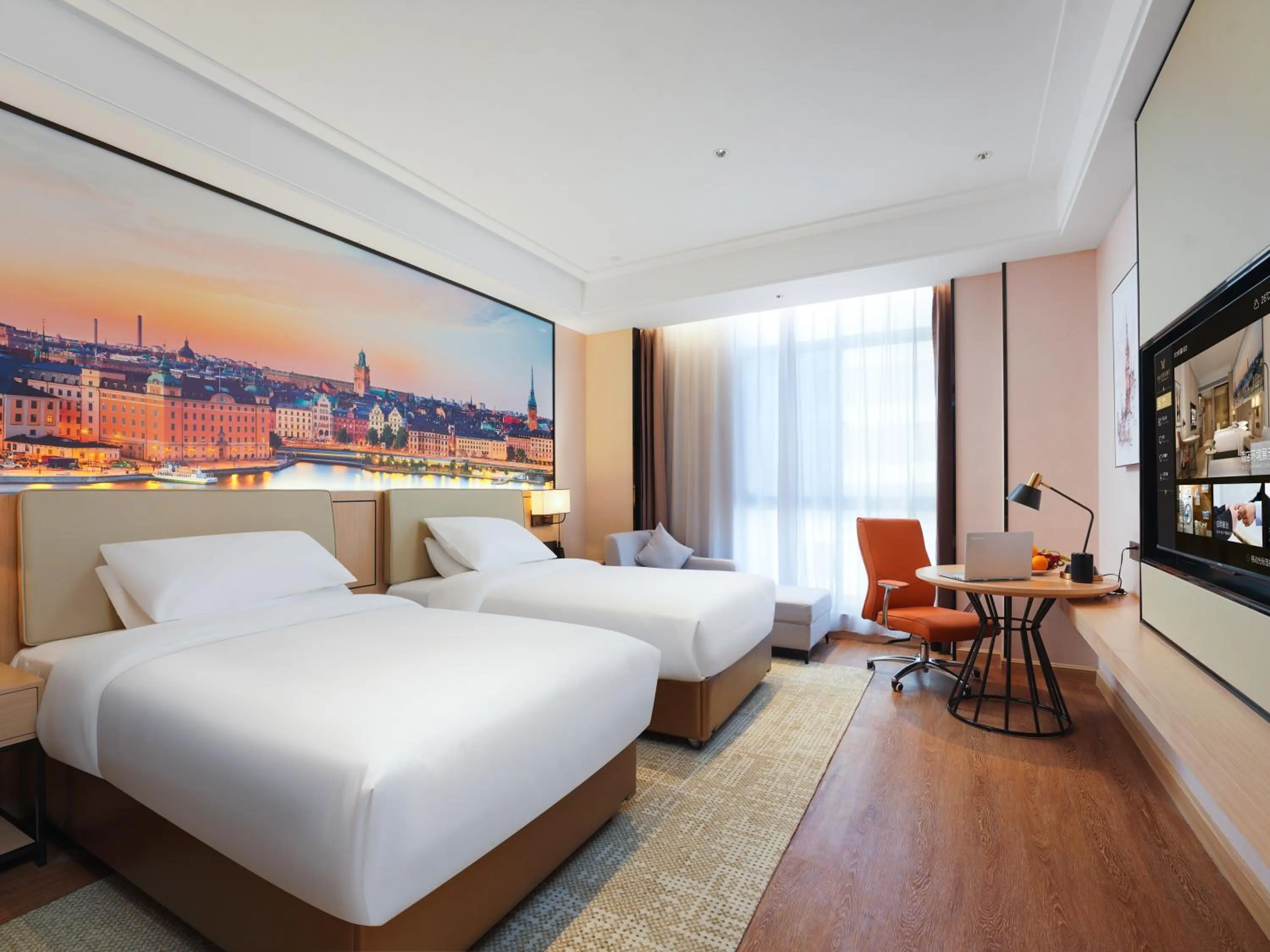 Bedroom, Bed in Vienna International Hotel Xi'an Fengdong Football Center Branch