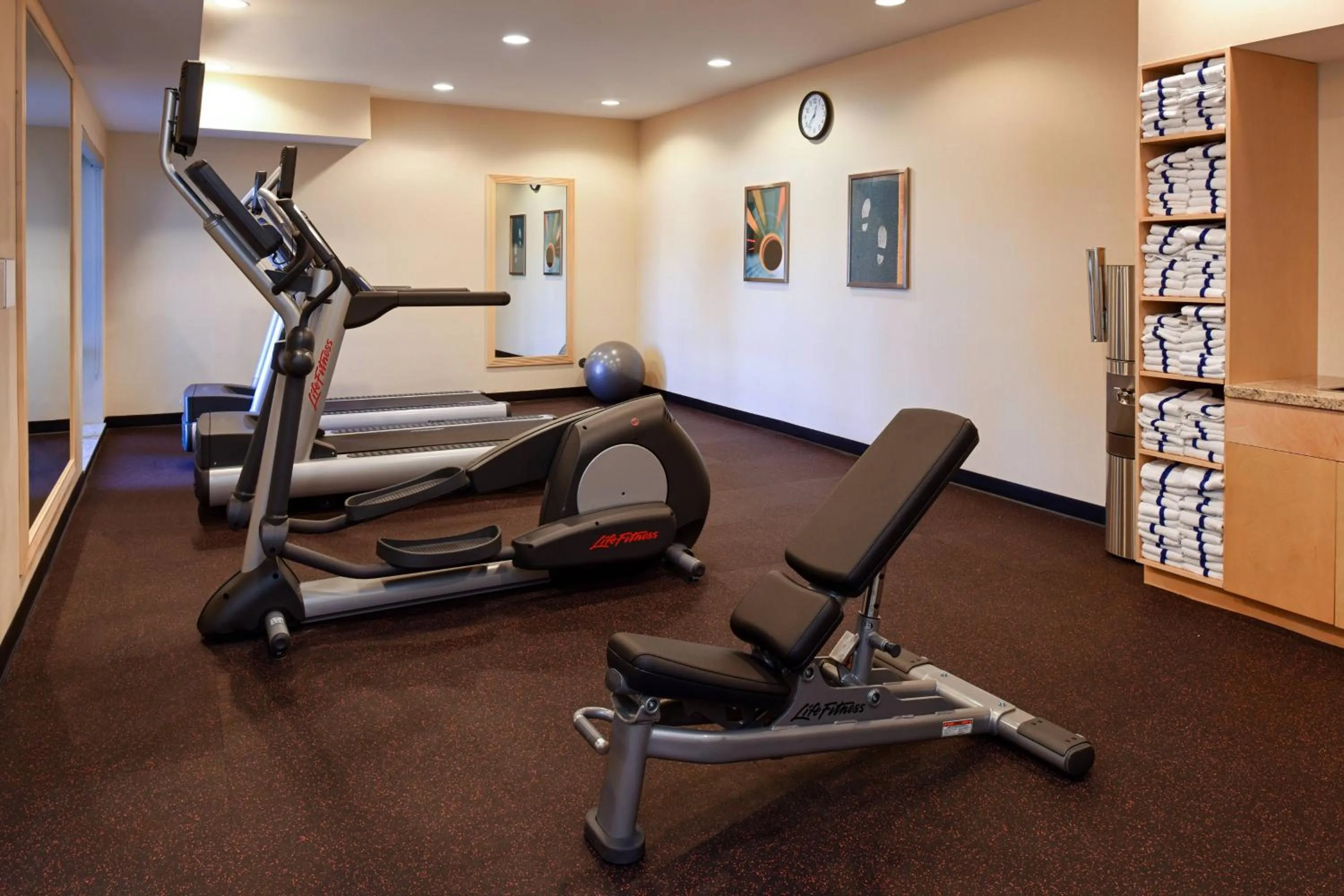Fitness centre/facilities in TownePlace by Marriott Suites Detroit Auburn Hills