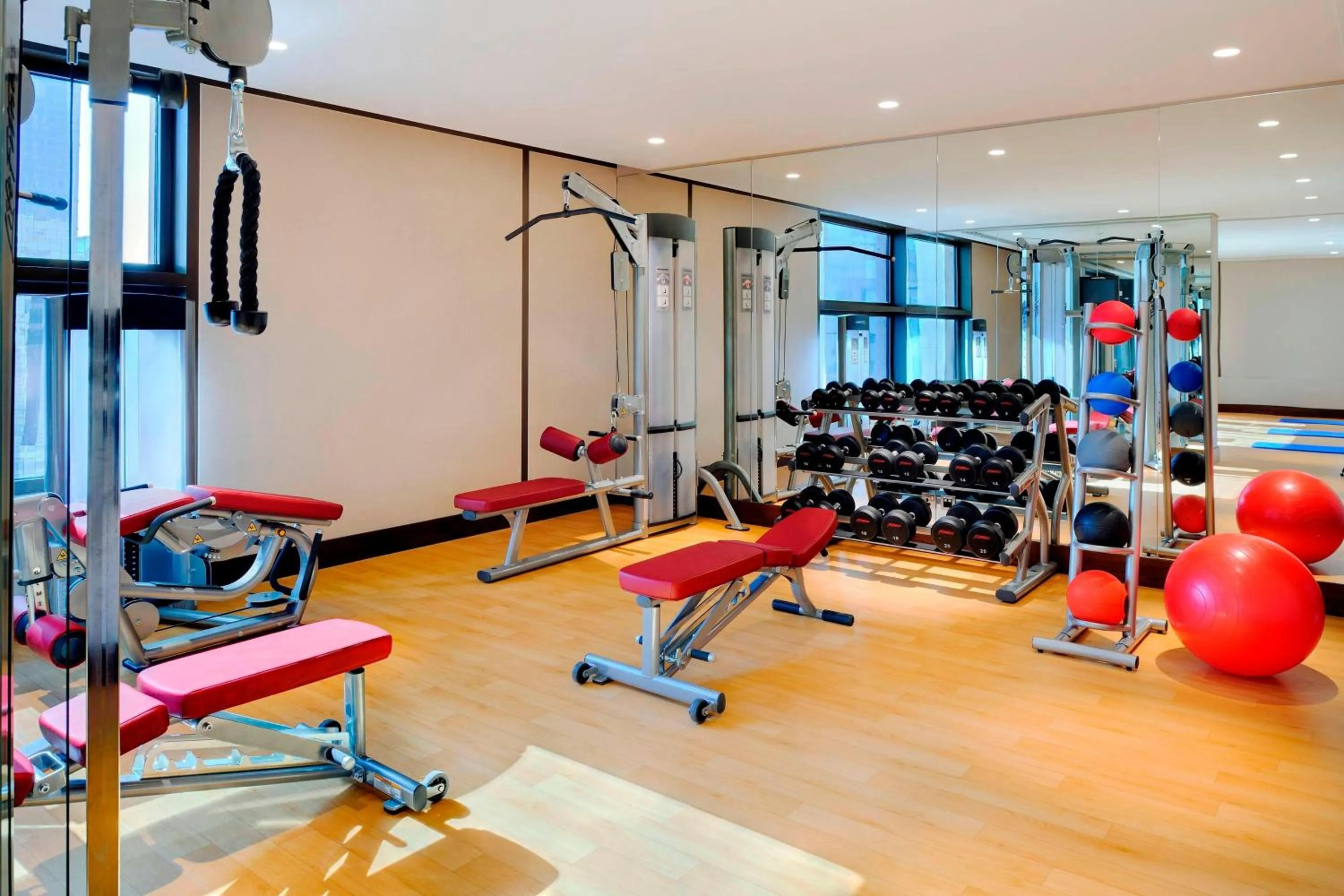 Fitness centre/facilities in Courtyard by Marriott World Trade Center, Abu Dhabi