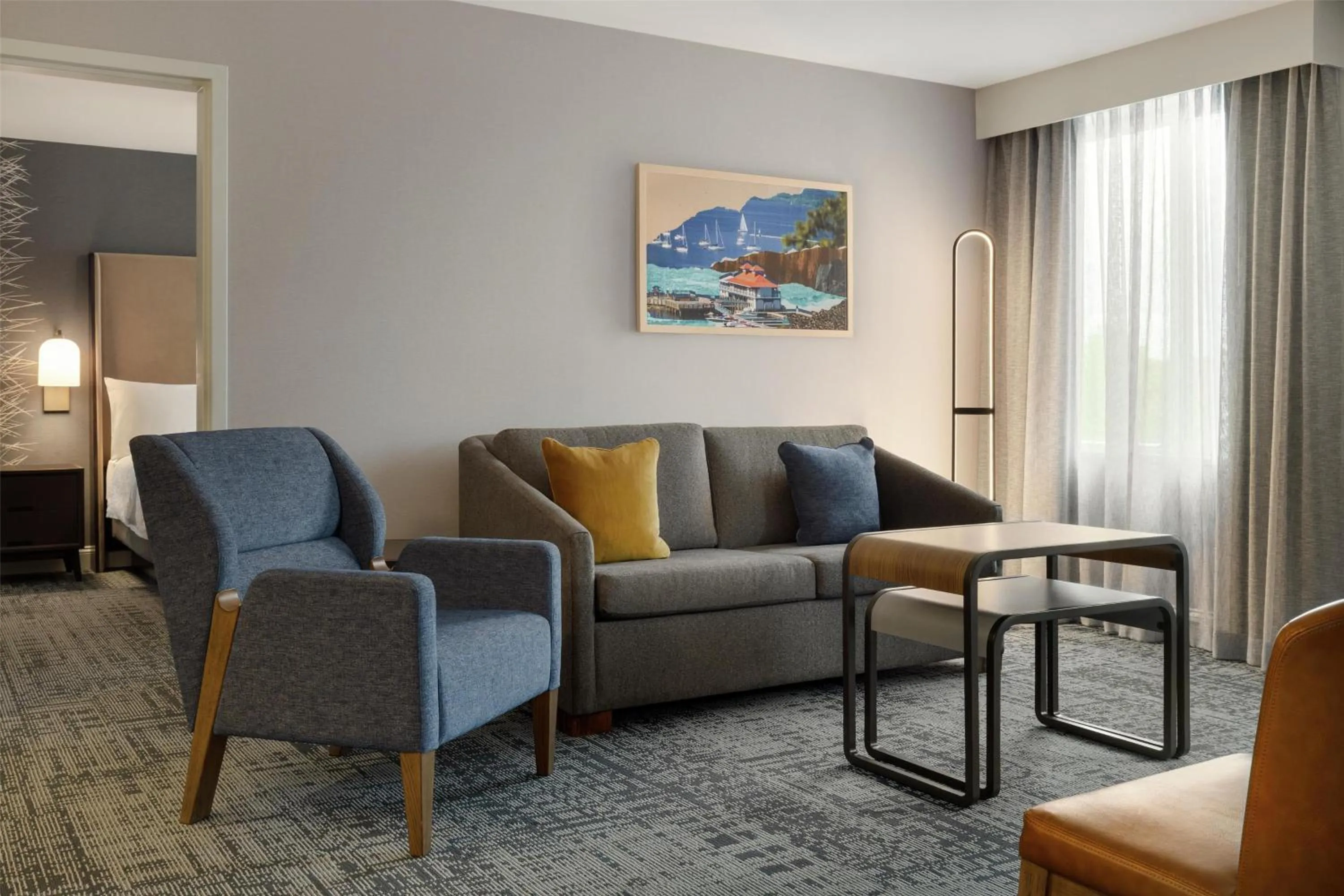 Living room in Homewood Suites by Hilton Burlington