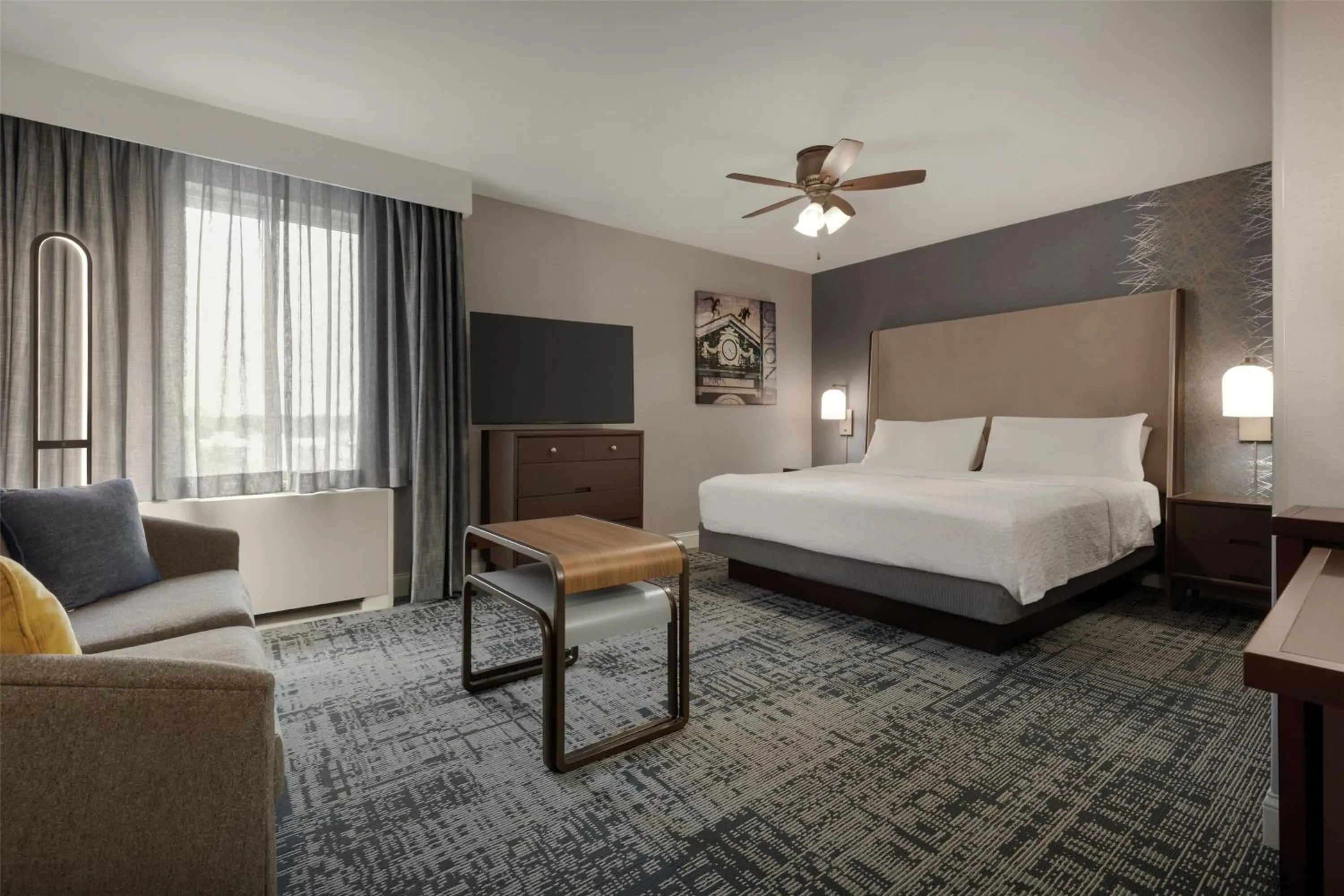 Bed in Homewood Suites by Hilton Burlington