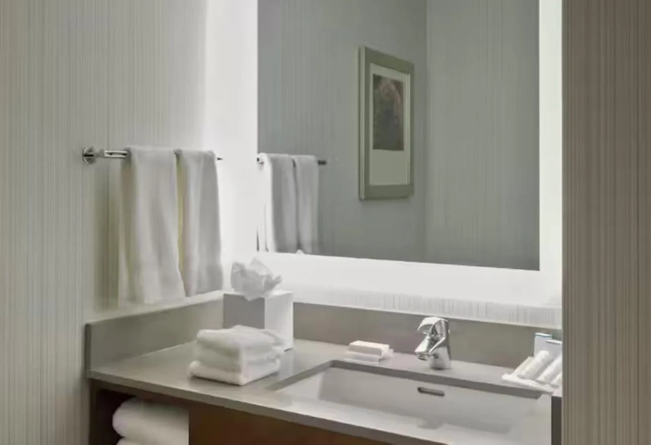 Bathroom in Hilton Garden Inn Long Island City