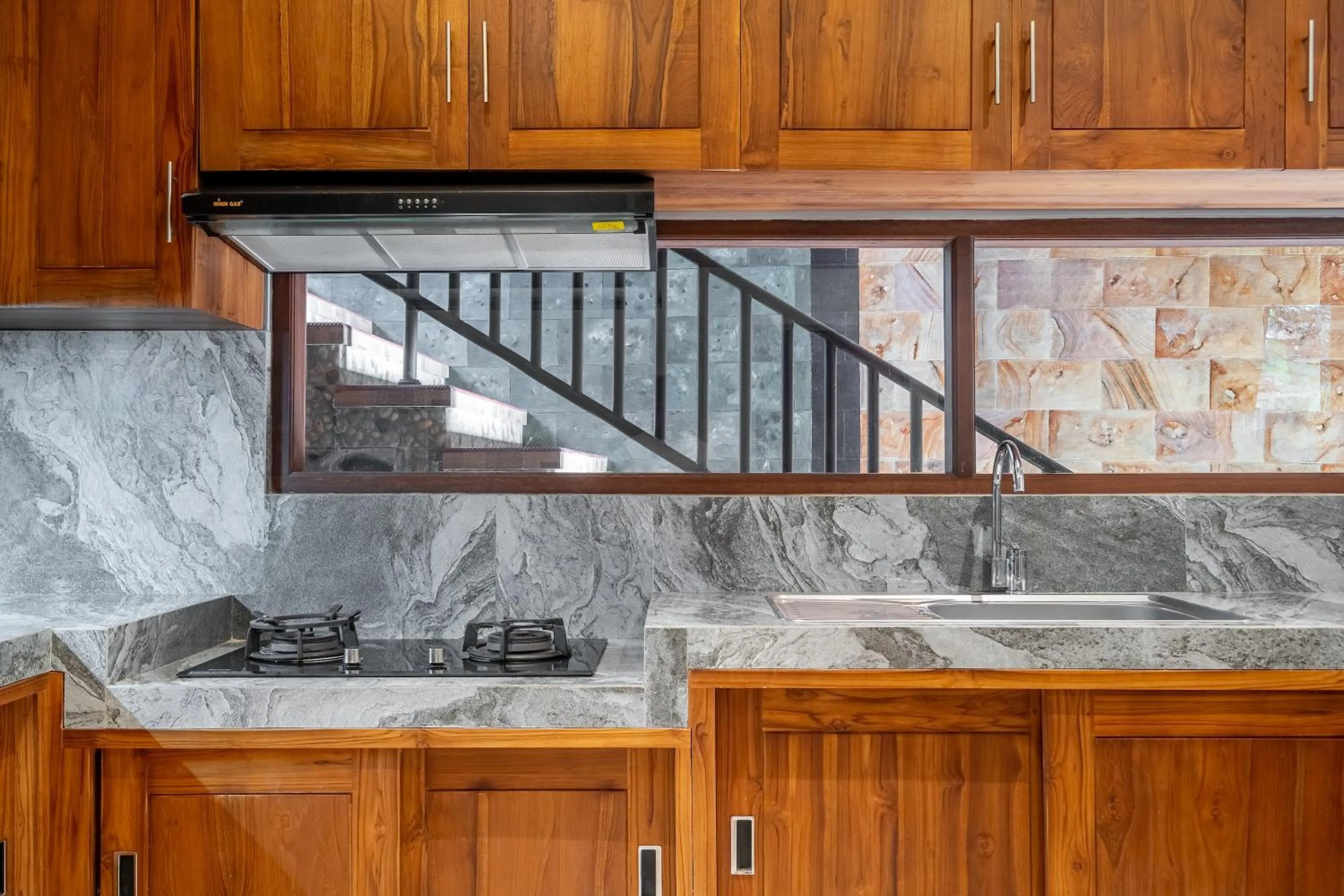 kitchen in Maru Fortuna Villa by Moria