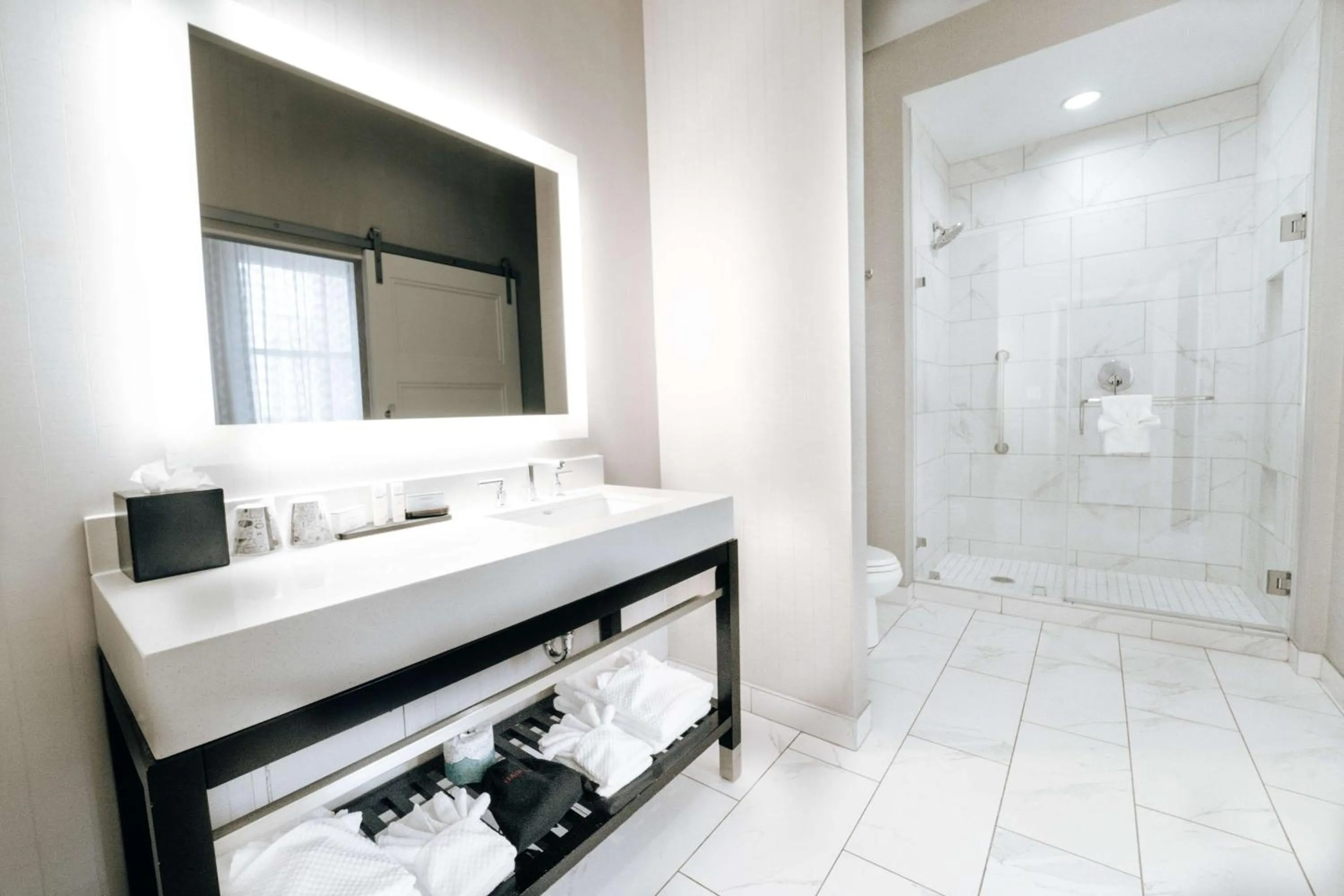 Bathroom in Embassy Suites Louisville Downtown