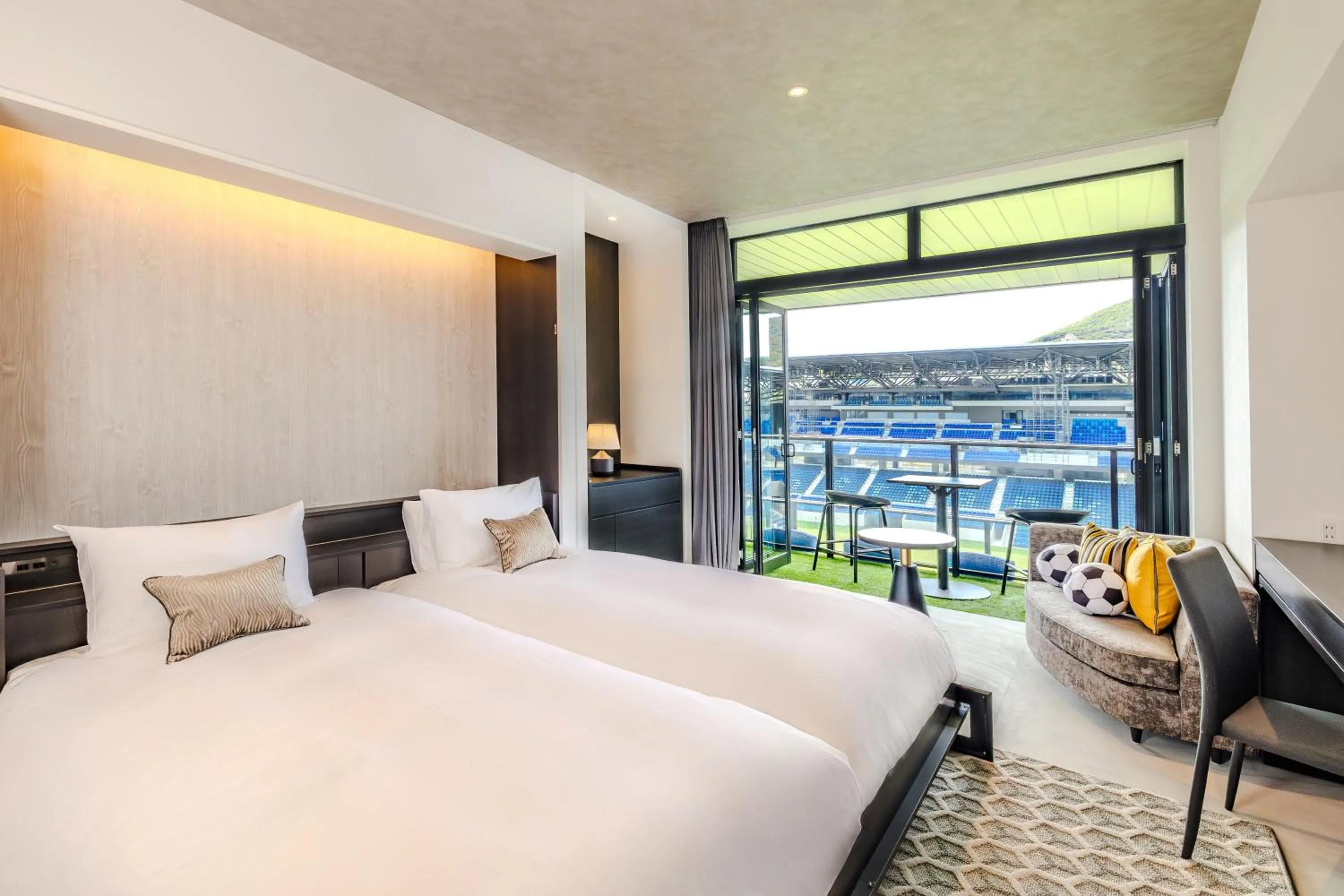 Bed in Stadium City Hotel Nagasaki