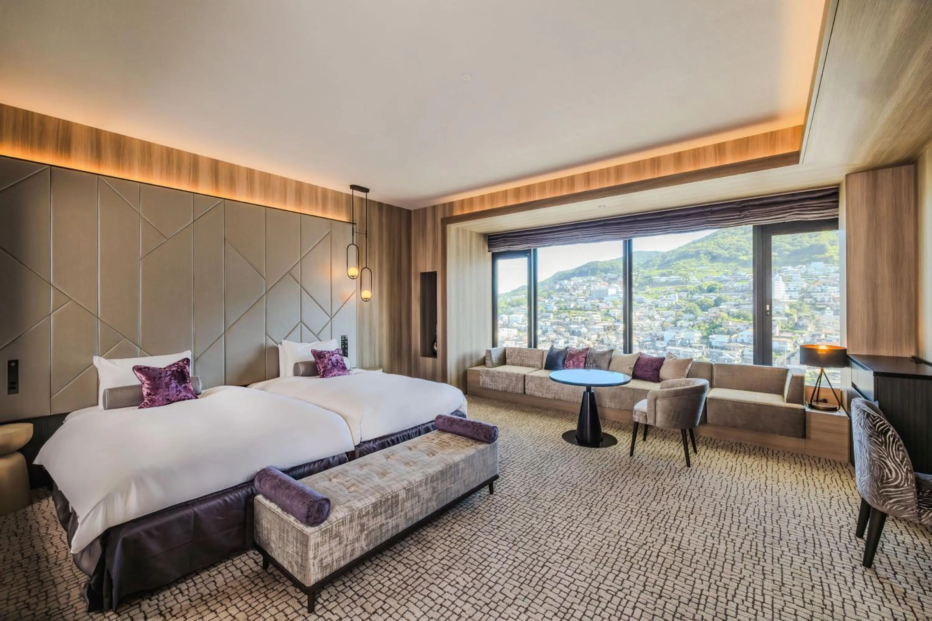 Bed in Stadium City Hotel Nagasaki