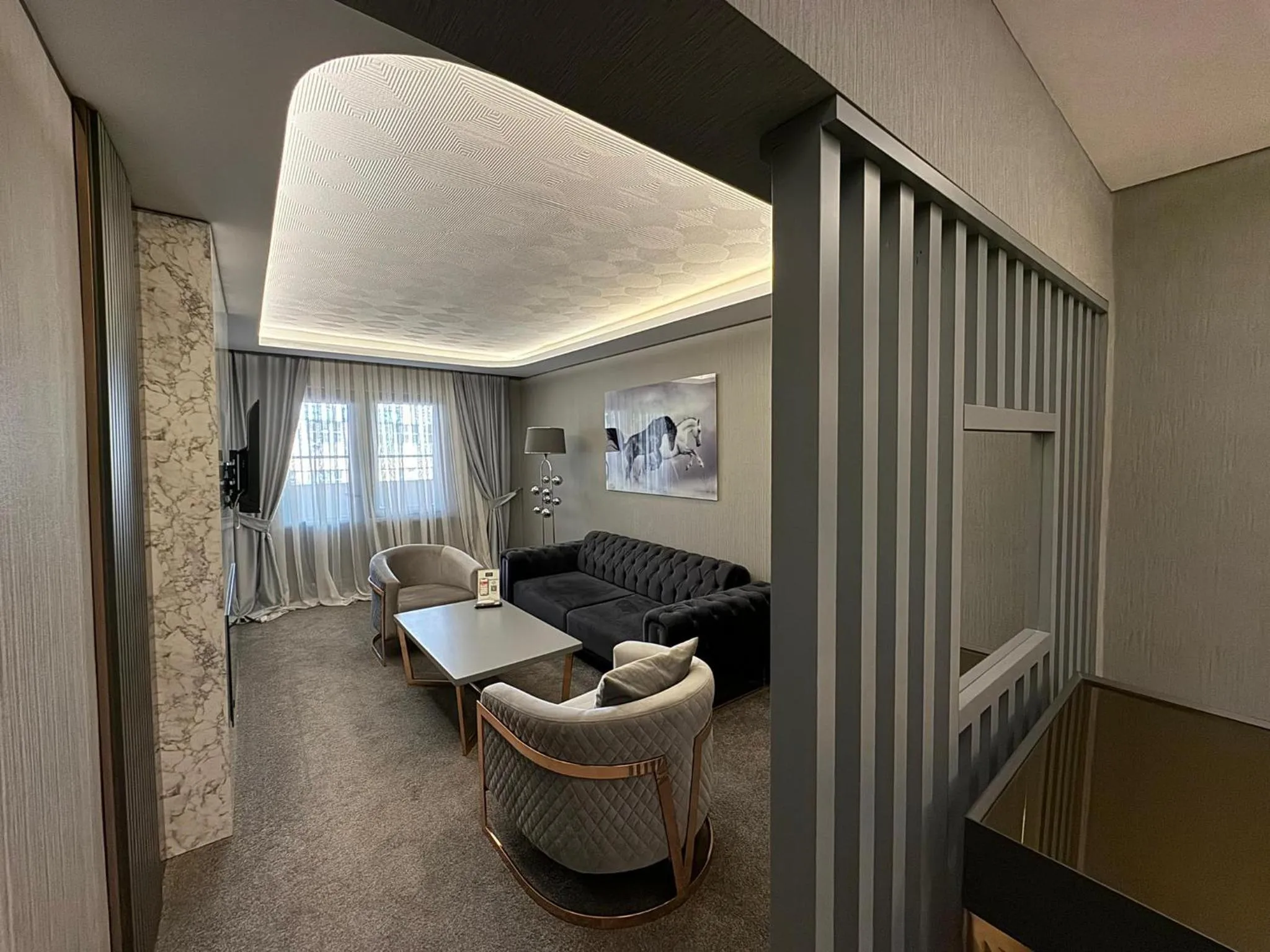 Seating area, Bed in BÇ Ruby Hotel