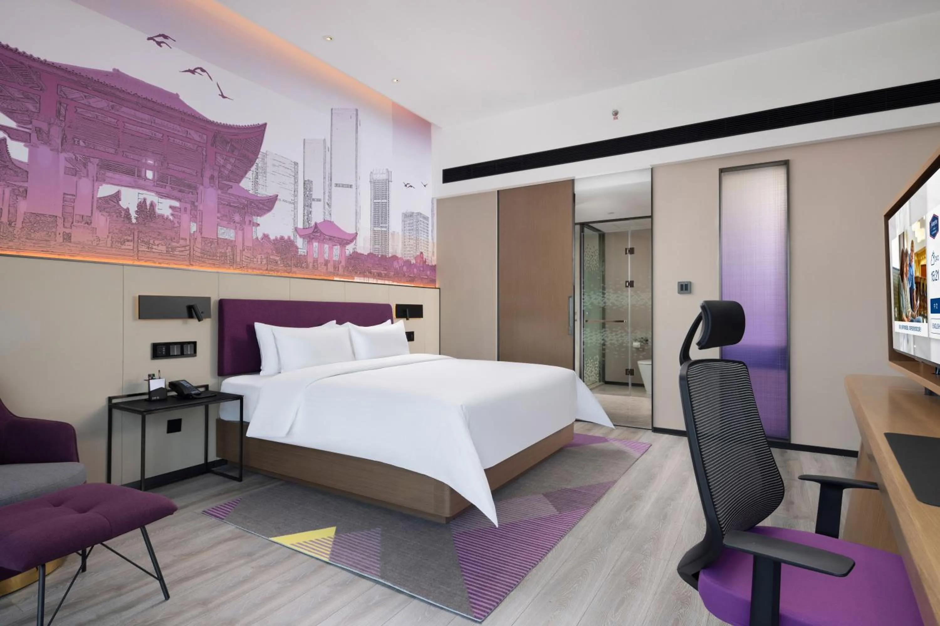 Photo of the whole room, Bed in Hampton By Hilton Foshan Shunde Chencun