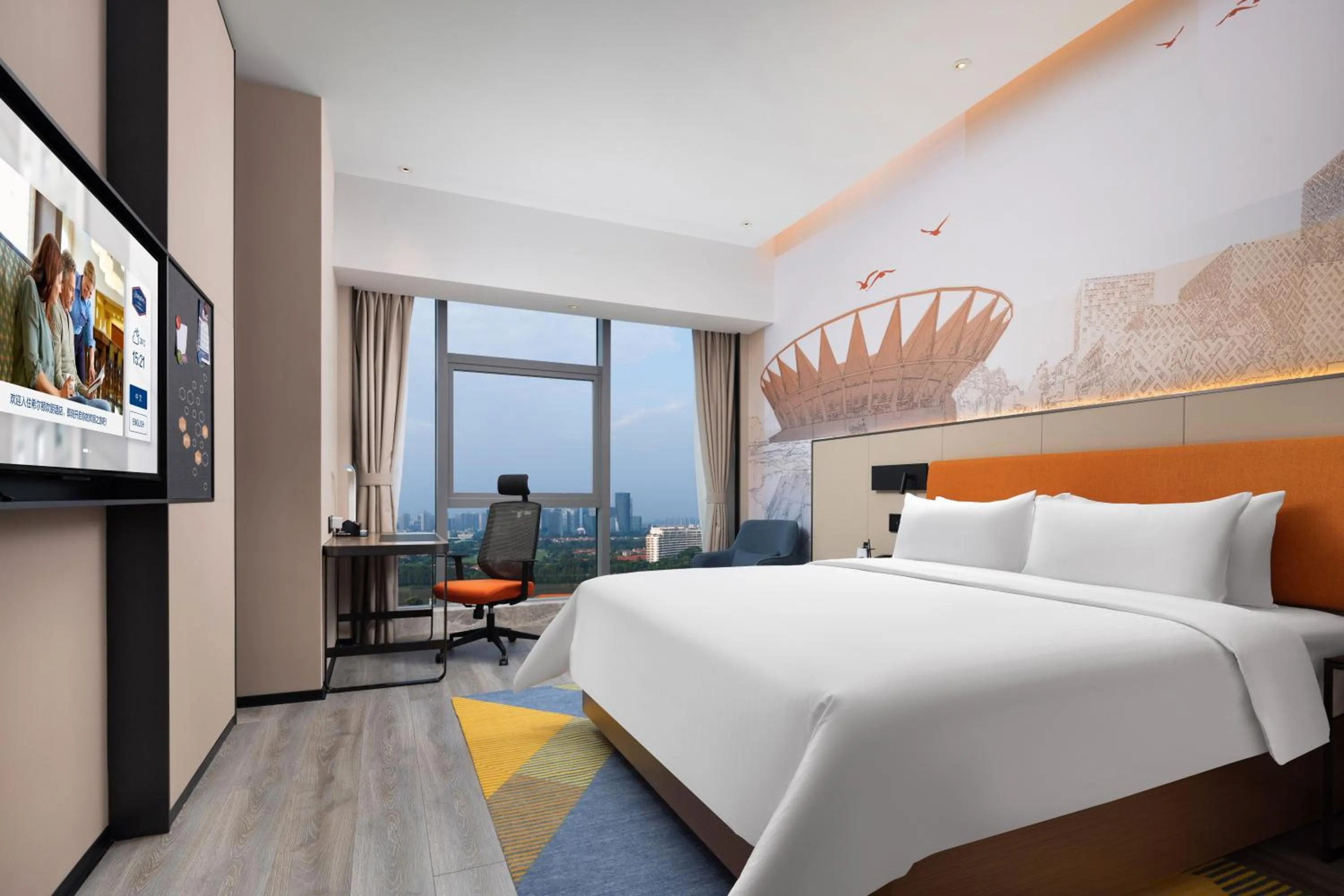 Photo of the whole room, Bed in Hampton By Hilton Foshan Shunde Chencun