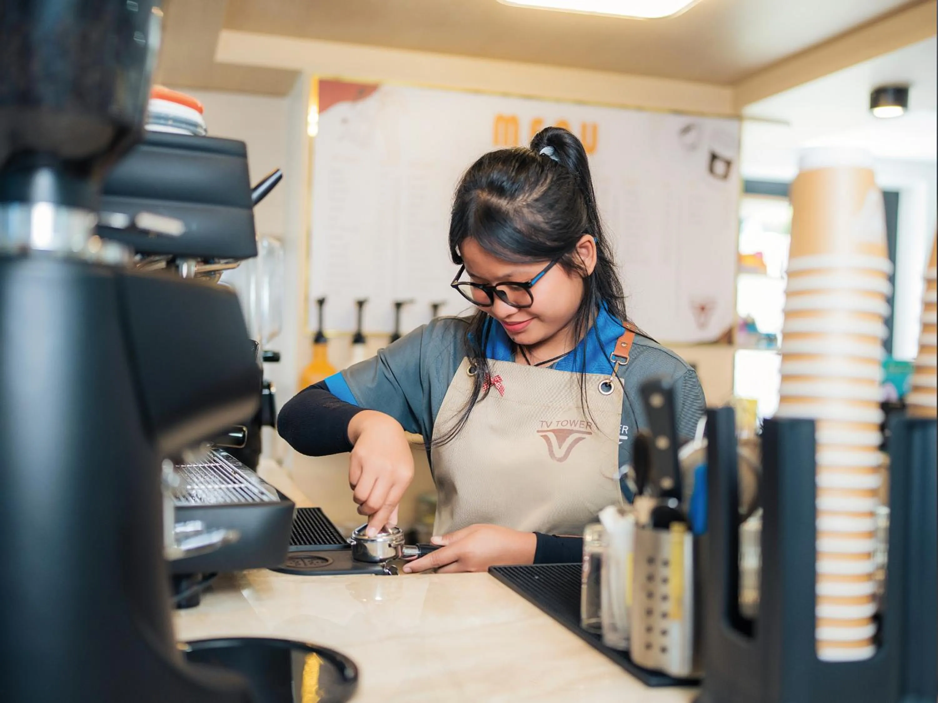Coffee/tea facilities in TV-Tower 1