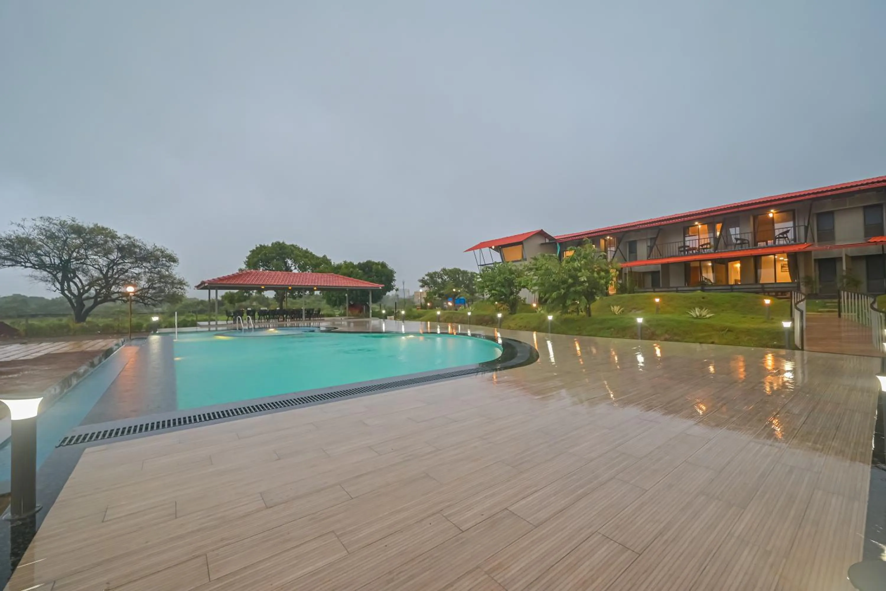 Property building in Bliss Nirvana Resort, Lonavala