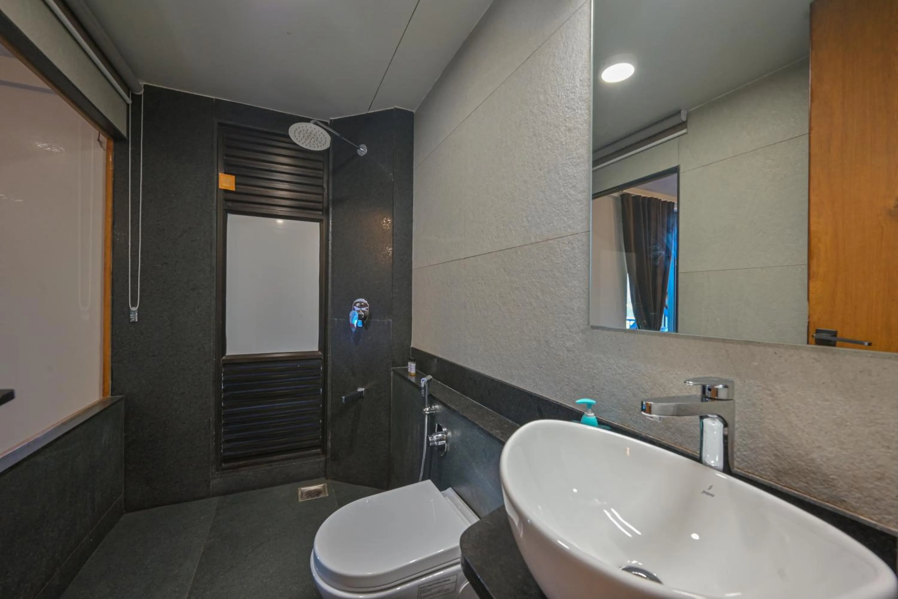 Toilet in Bliss Nirvana Resort, Lonavala