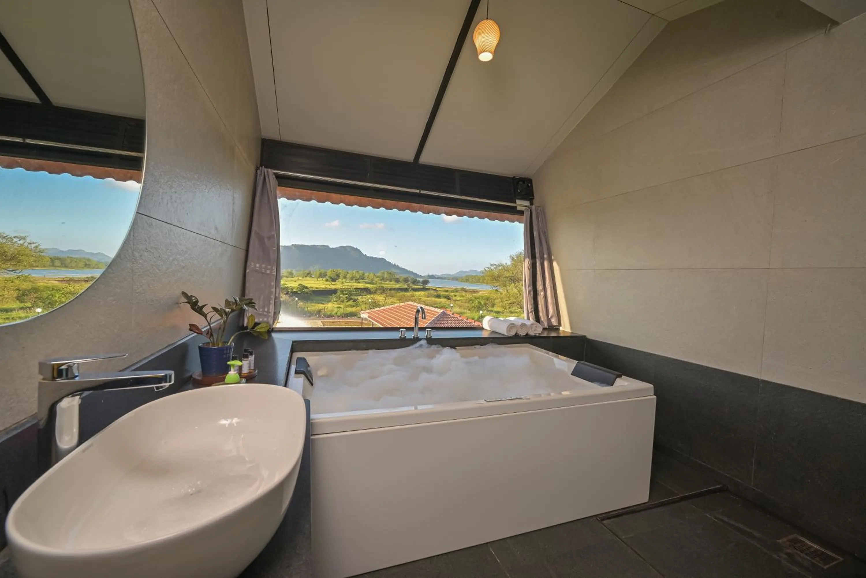 Natural landscape in Bliss Nirvana Resort, Lonavala