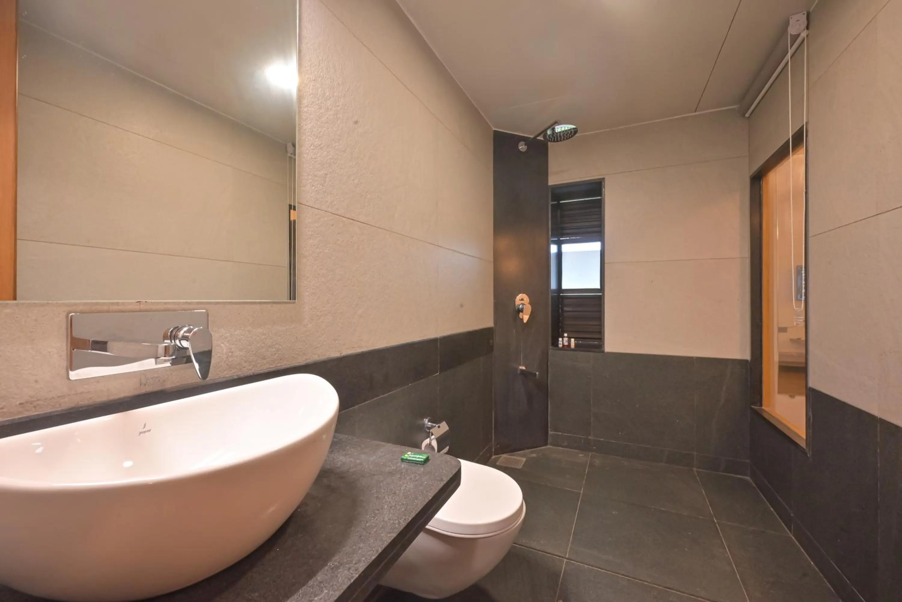 Shower in Bliss Nirvana Resort, Lonavala