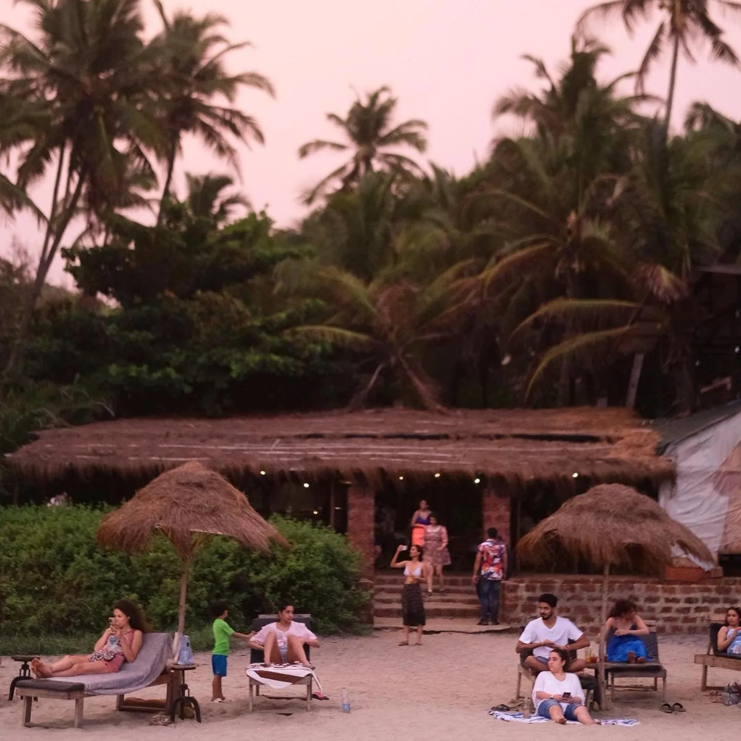 sunbed in Anahata Retreat Beach Front Ashwem Goa