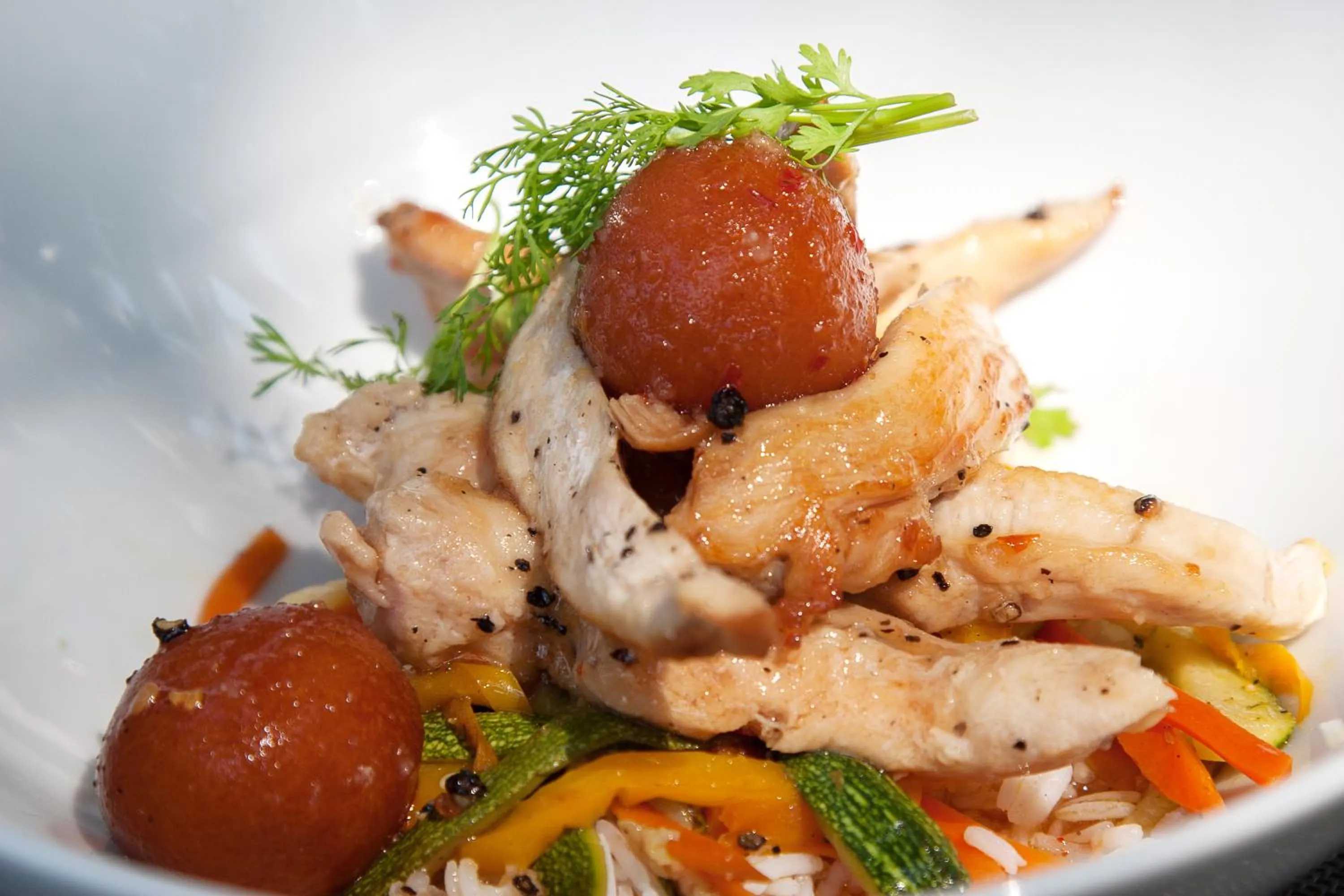 Restaurant/places to eat in Anahata Retreat Beach Front Ashwem Goa