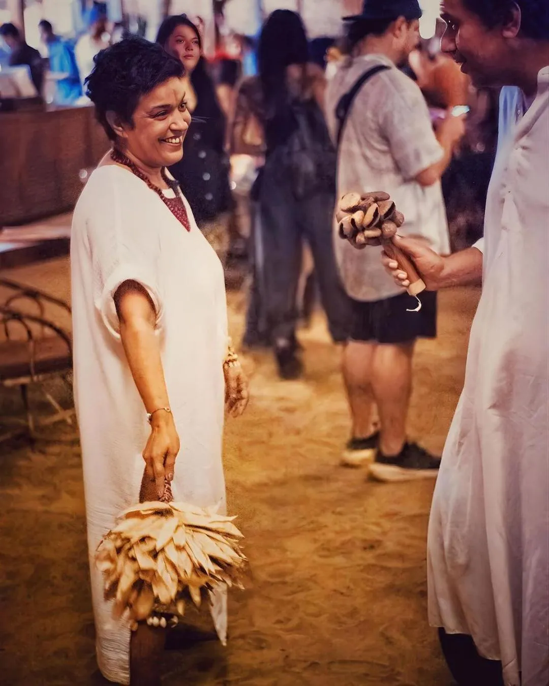 group of guests in Anahata Retreat Beach Front Ashwem Goa