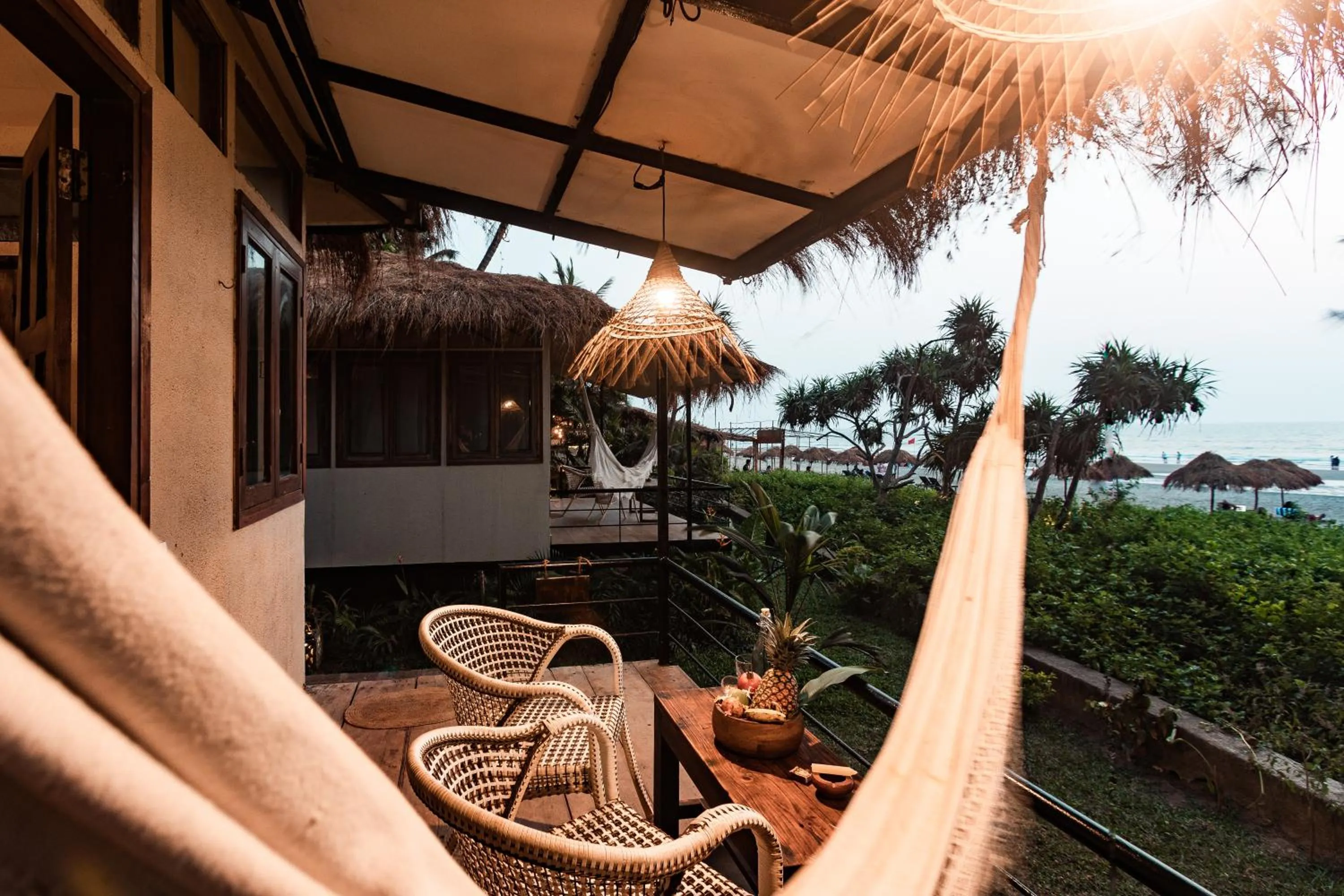 Balcony/Terrace in Anahata Retreat Beach Front Ashwem Goa
