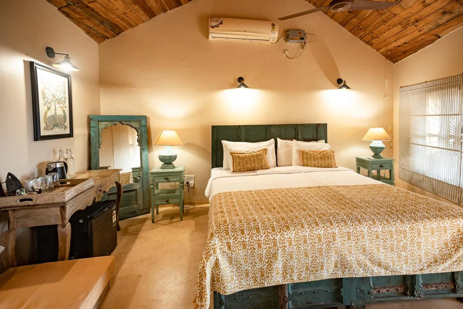 Bedroom, Bed in Anahata Retreat Beach Front Ashwem Goa