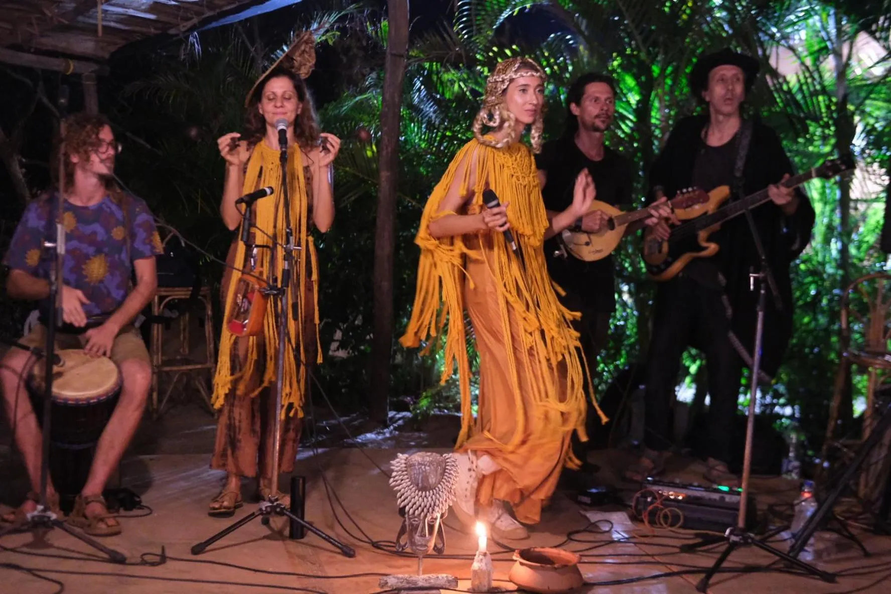 People in Anahata Retreat Beach Front Ashwem Goa