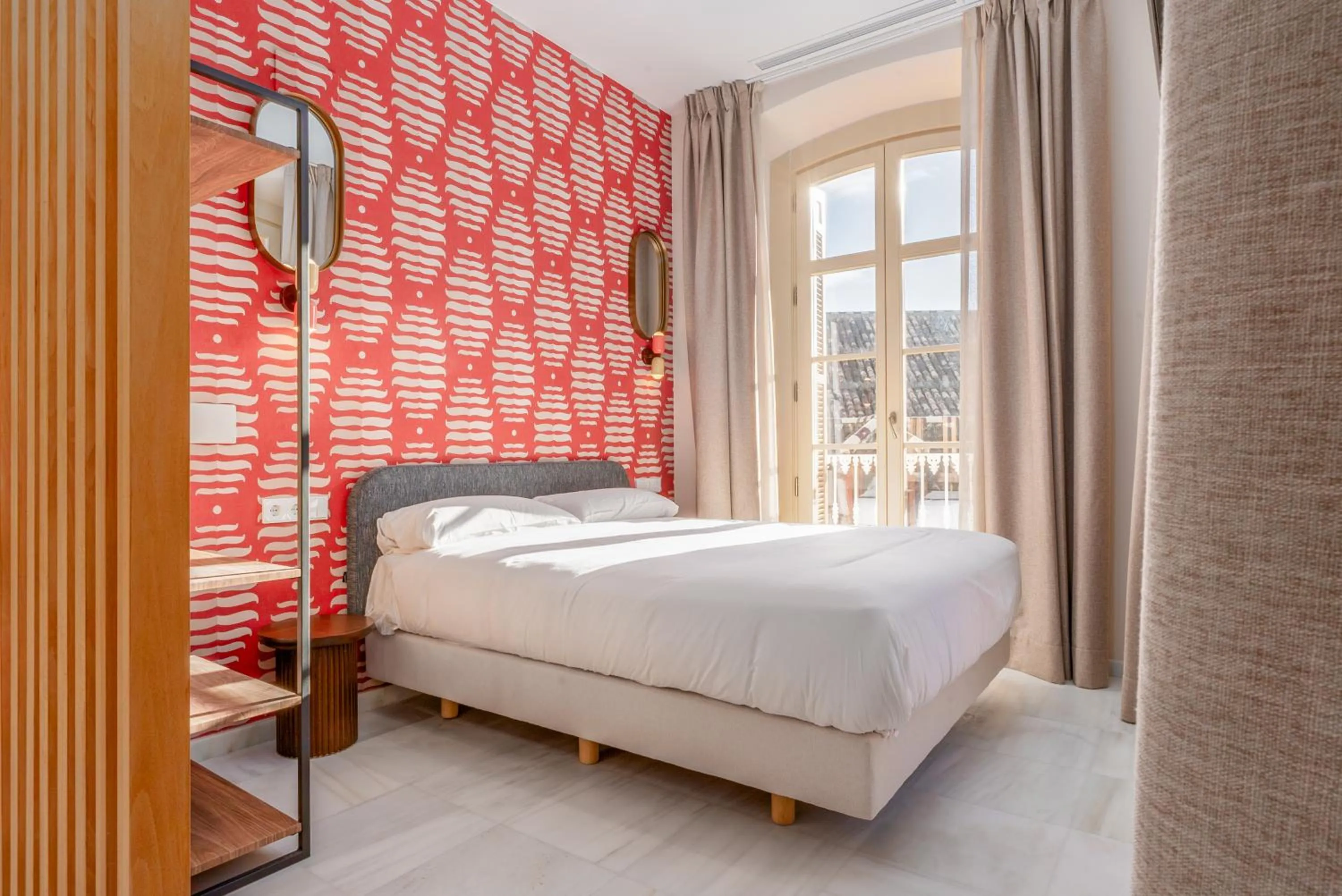 Bedroom, Bed in Smartr Malaga Centro