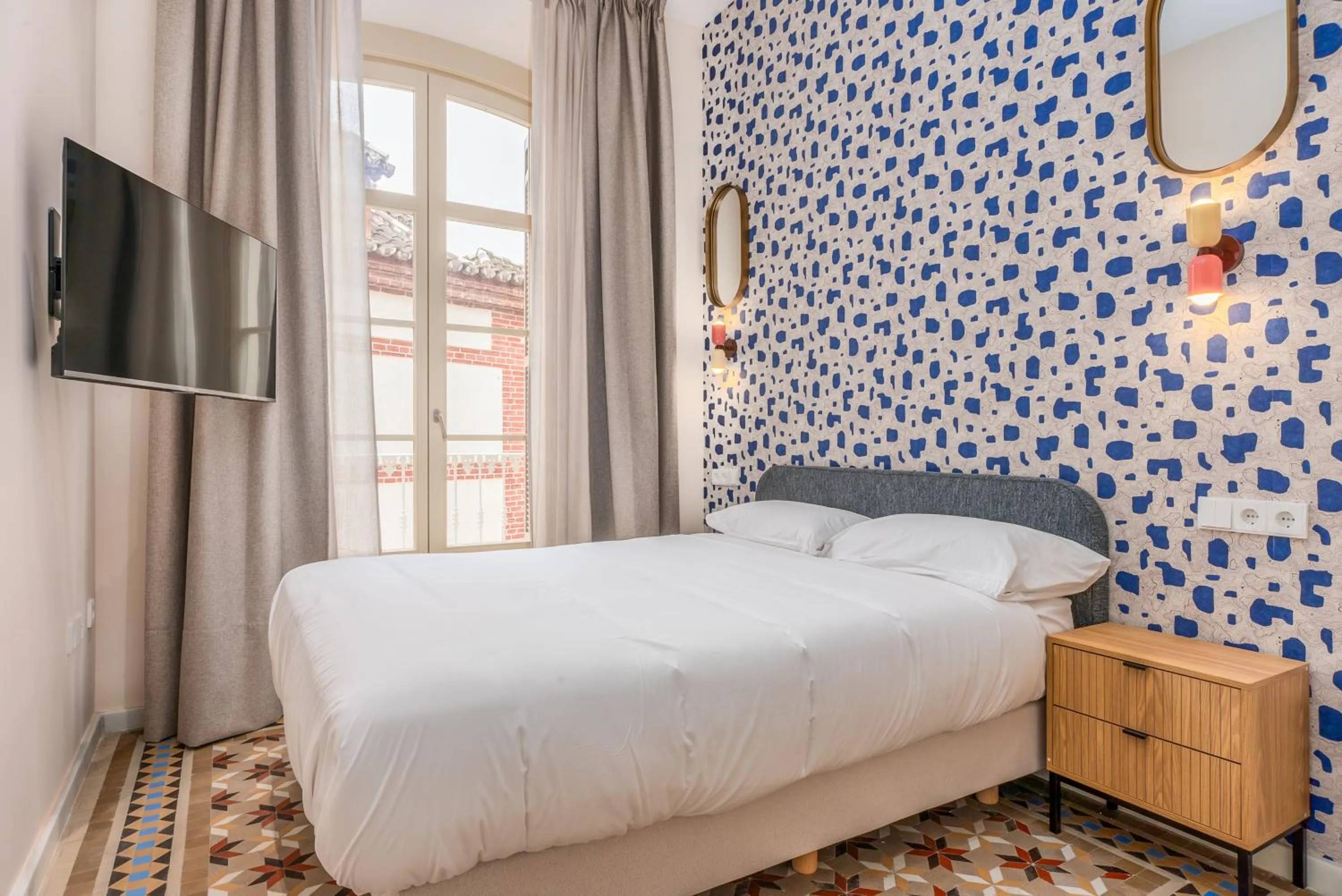 Bedroom, Bed in Smartr Malaga Centro