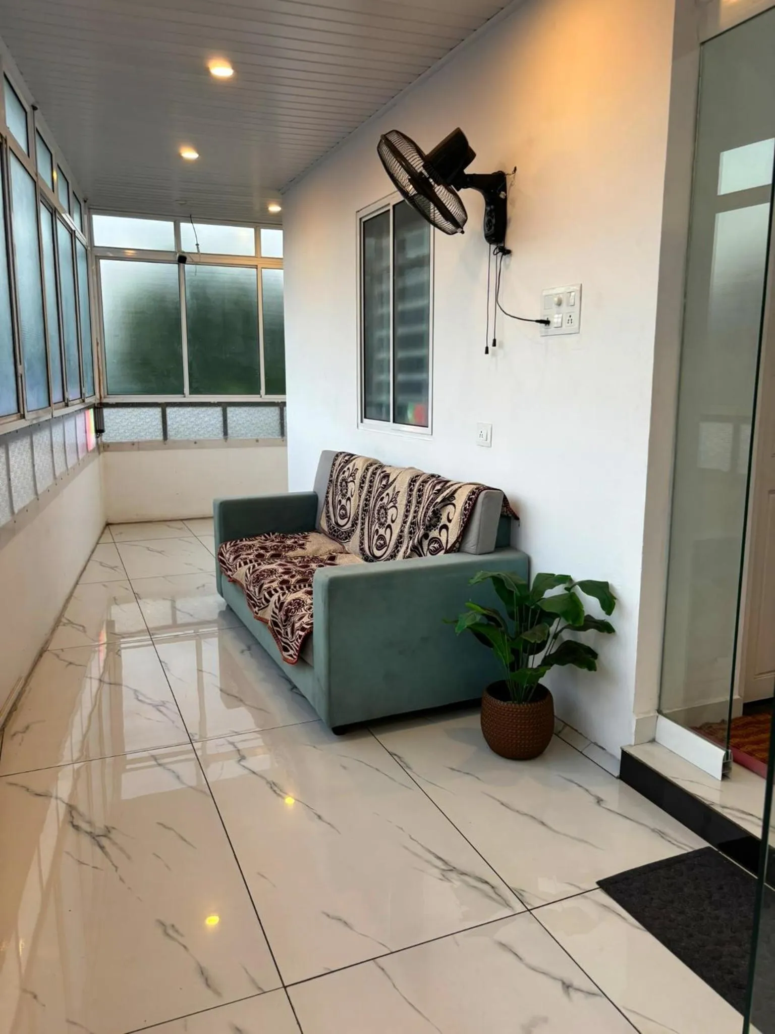 Seating area in Panakal Residency, Fort Kochi