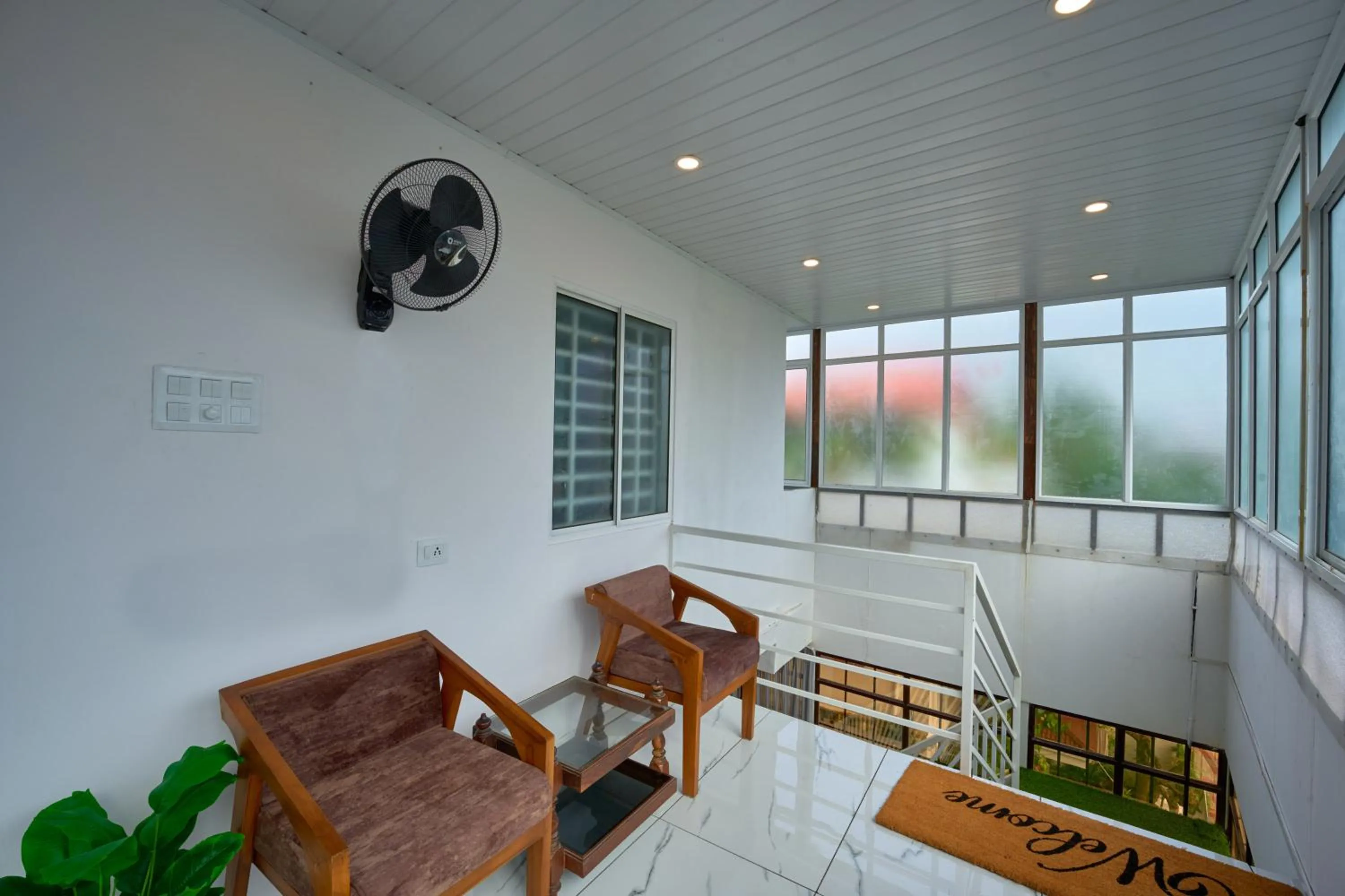 Seating area in Panakal Residency, Fort Kochi