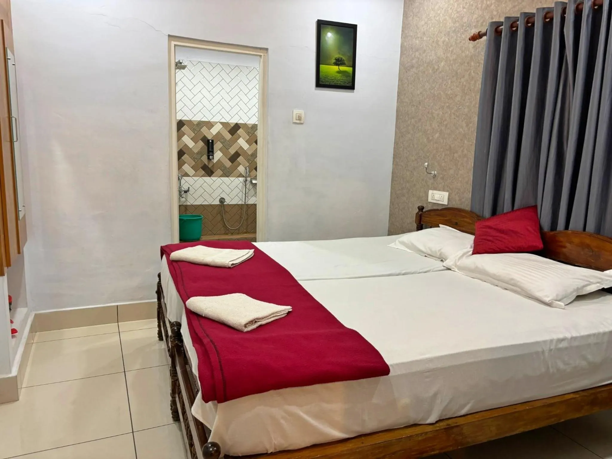 Bed in Panakal Residency, Fort Kochi