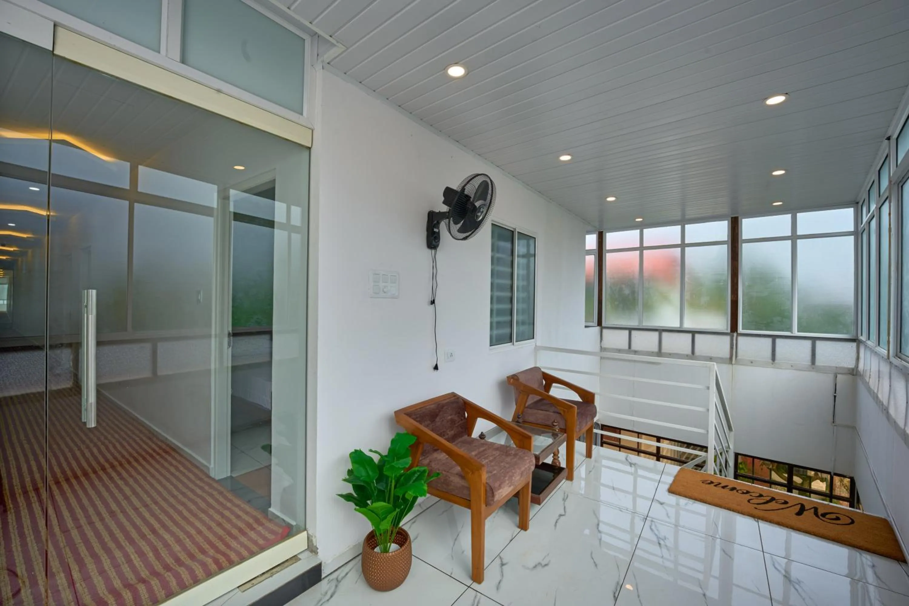 Seating area in Panakal Residency, Fort Kochi