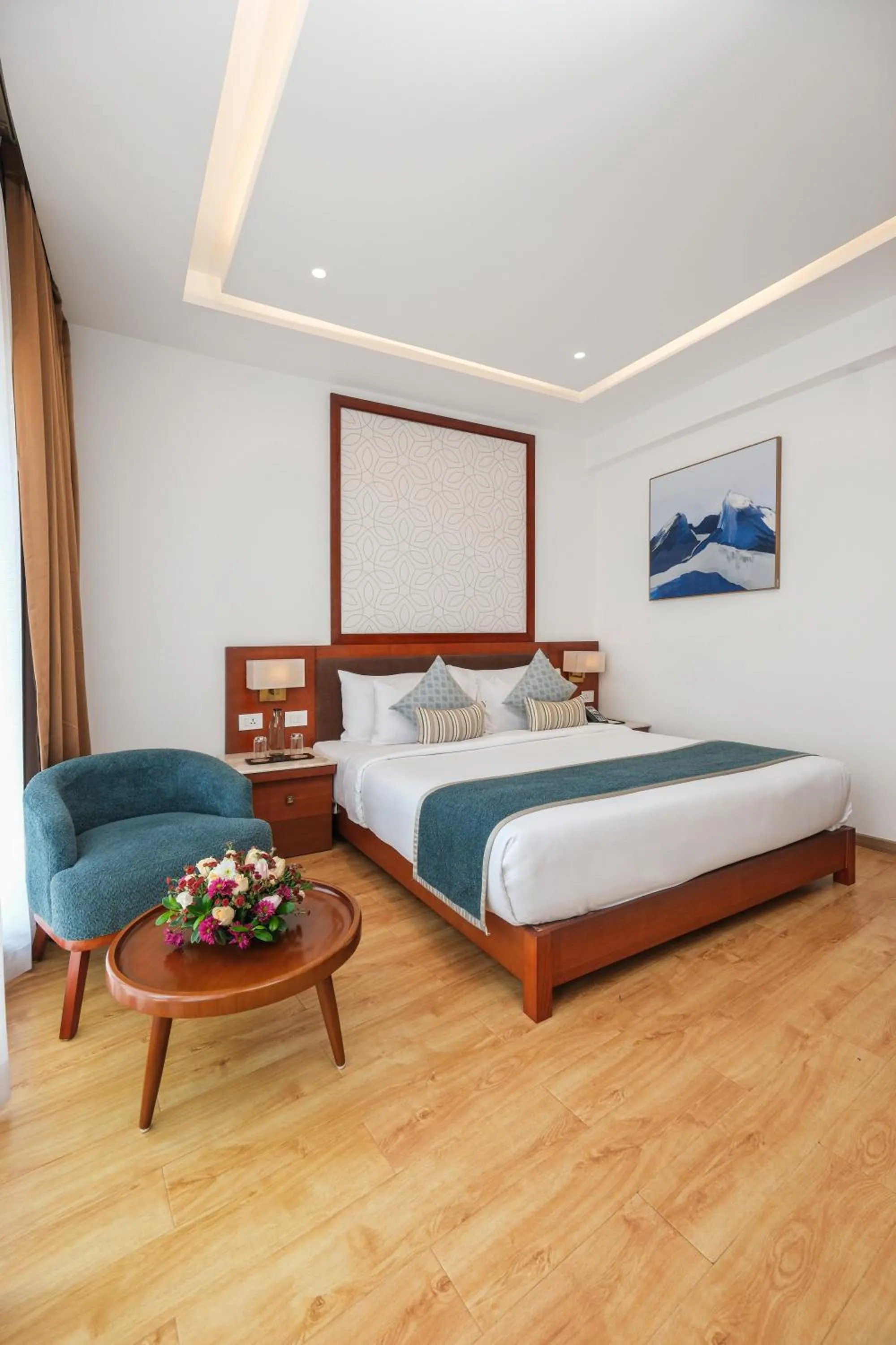 Bedroom, Bed in TIARA by MPS