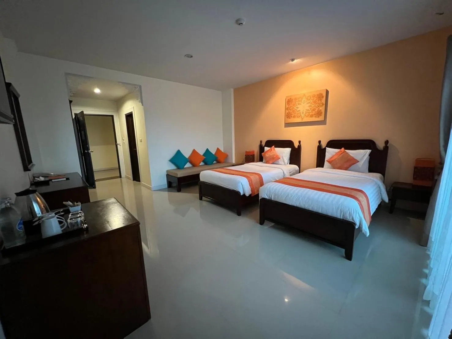 Bed in Krabi Front Bay Resort