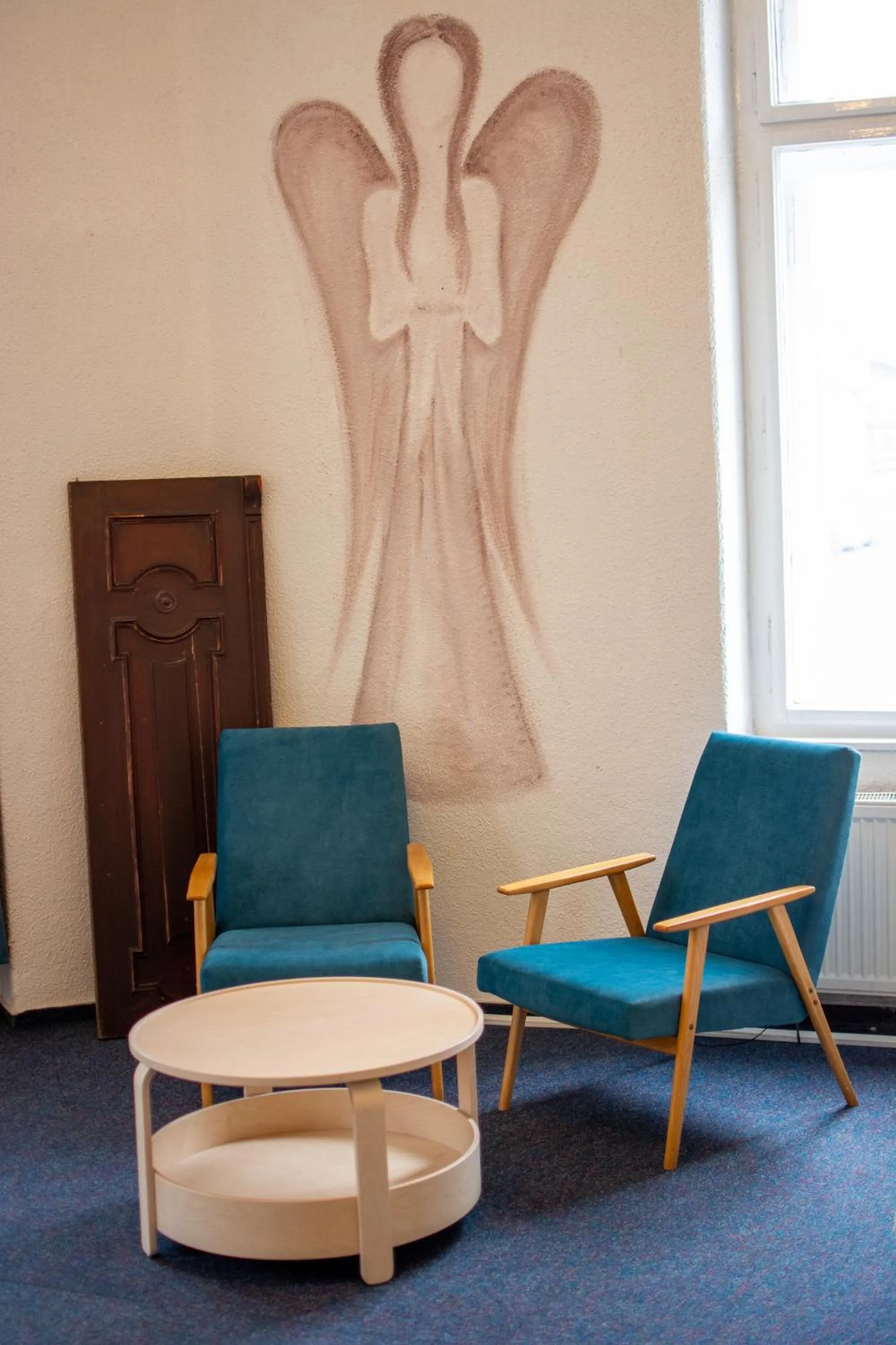 Seating area in Hostel Moravia Ostrava