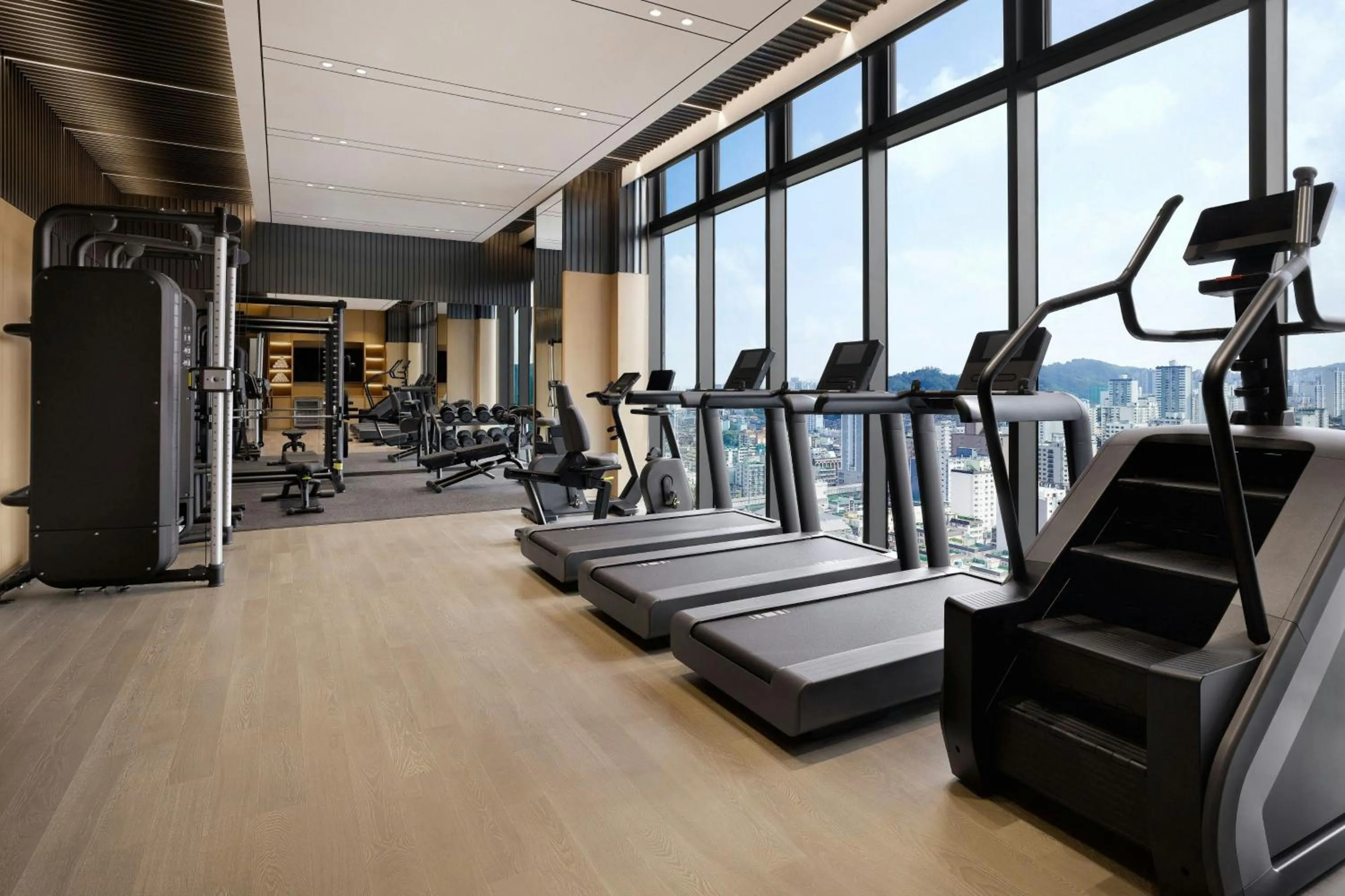 Fitness centre/facilities in AC Hotel by Marriott Seoul Geumjeong