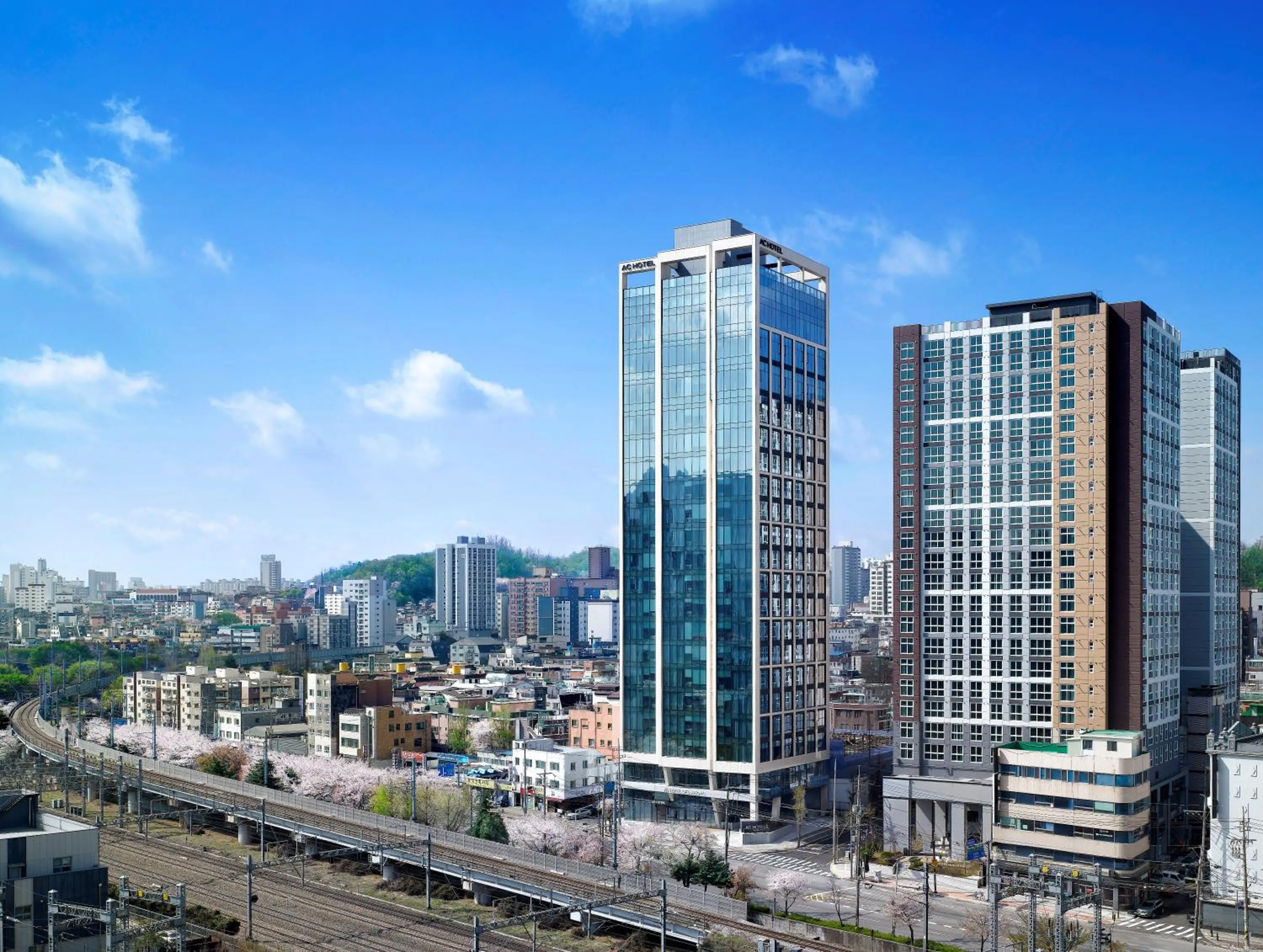City view in AC Hotel by Marriott Seoul Geumjeong