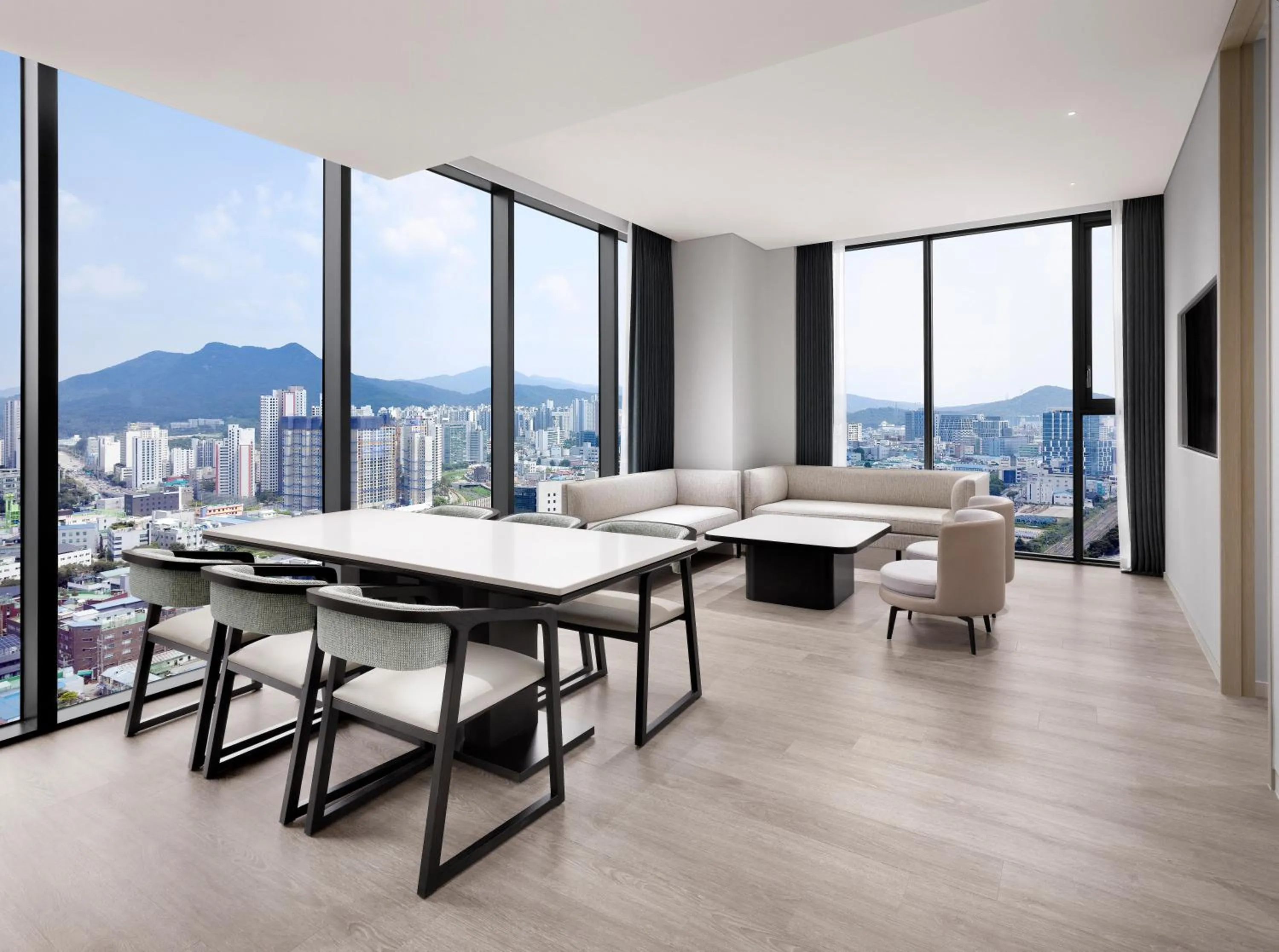 Living room in AC Hotel by Marriott Seoul Geumjeong